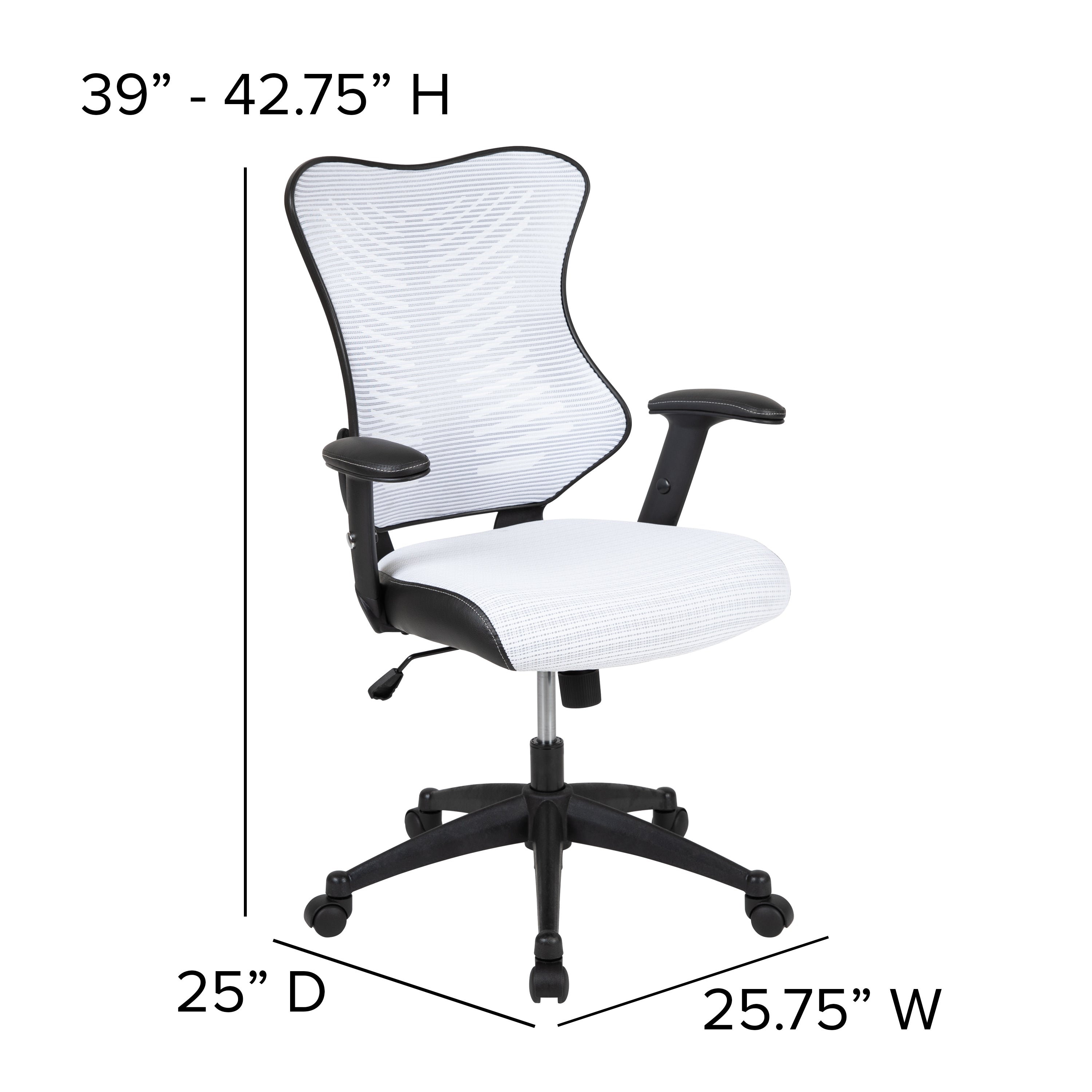 High Back Designer Mesh Executive Swivel Ergonomic Office Chair with Adjustable Arms