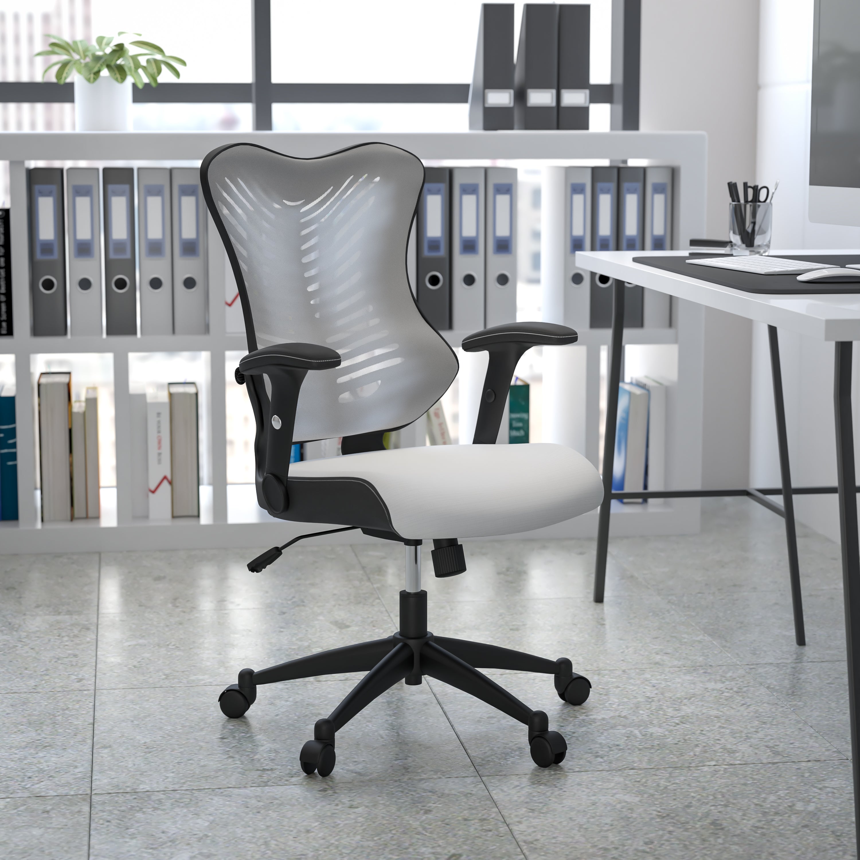 High Back Designer Mesh Executive Swivel Ergonomic Office Chair with Adjustable Arms