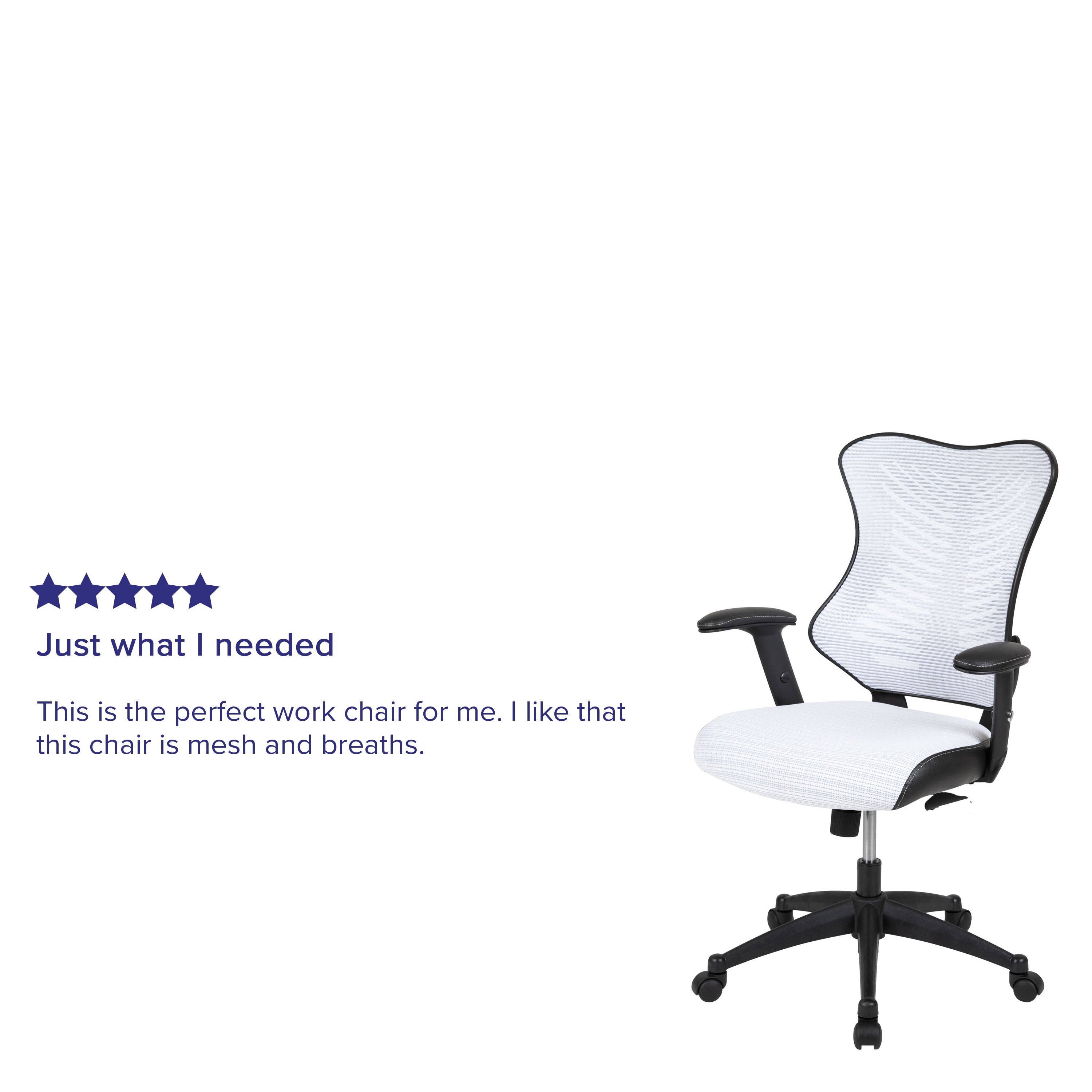 High Back Designer Mesh Executive Swivel Ergonomic Office Chair with Adjustable Arms