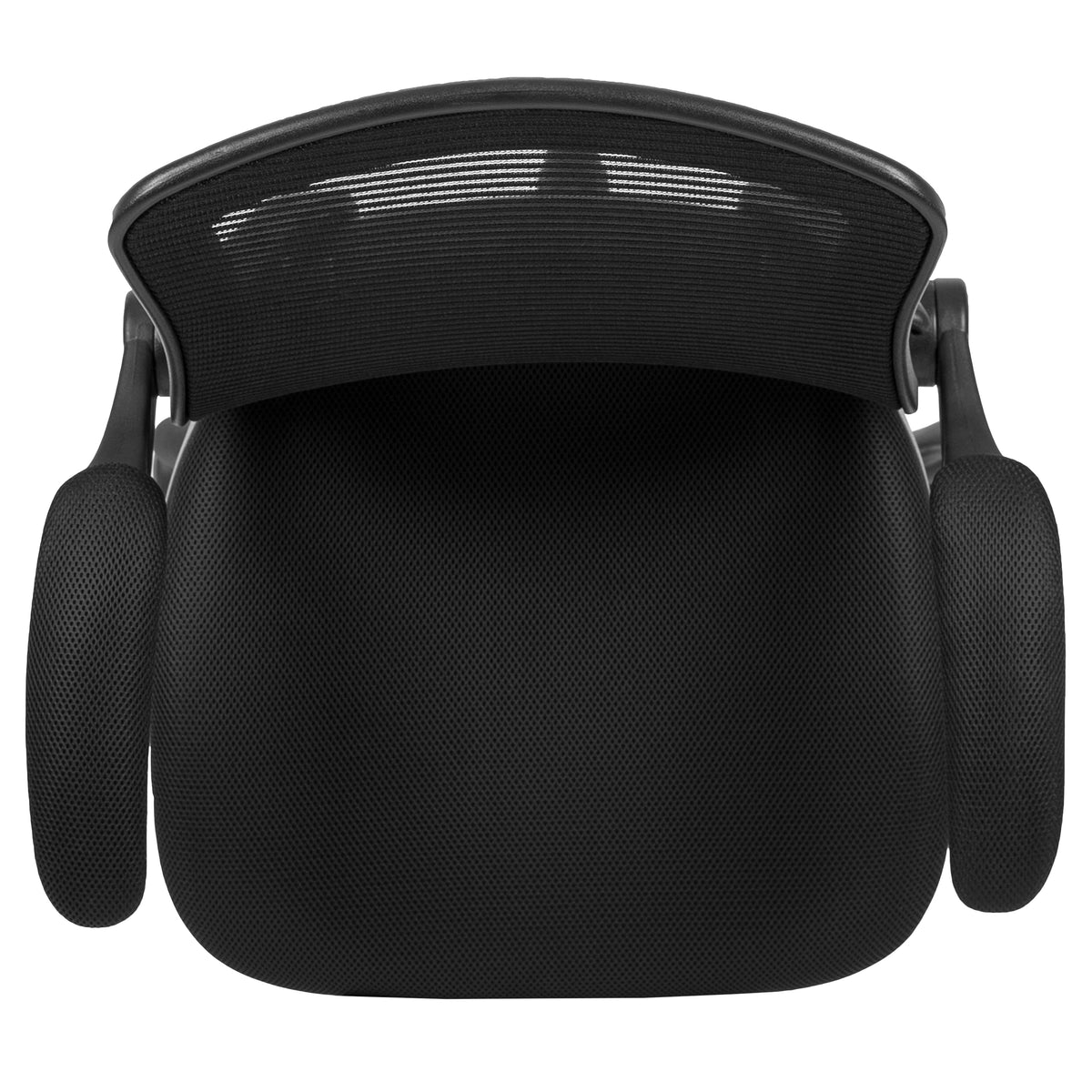 Mid-Back Mesh Ergonomic Drafting Chair with Adjustable Foot Ring and Flip-Up Arms