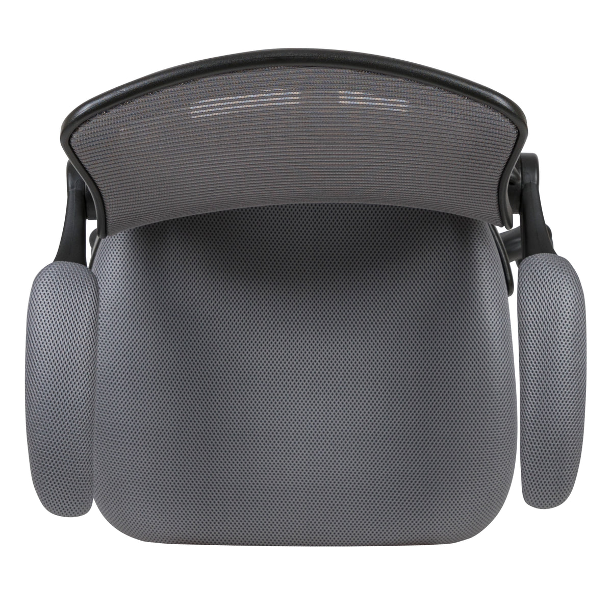 Mid-Back Mesh Ergonomic Drafting Chair with Adjustable Foot Ring and Flip-Up Arms