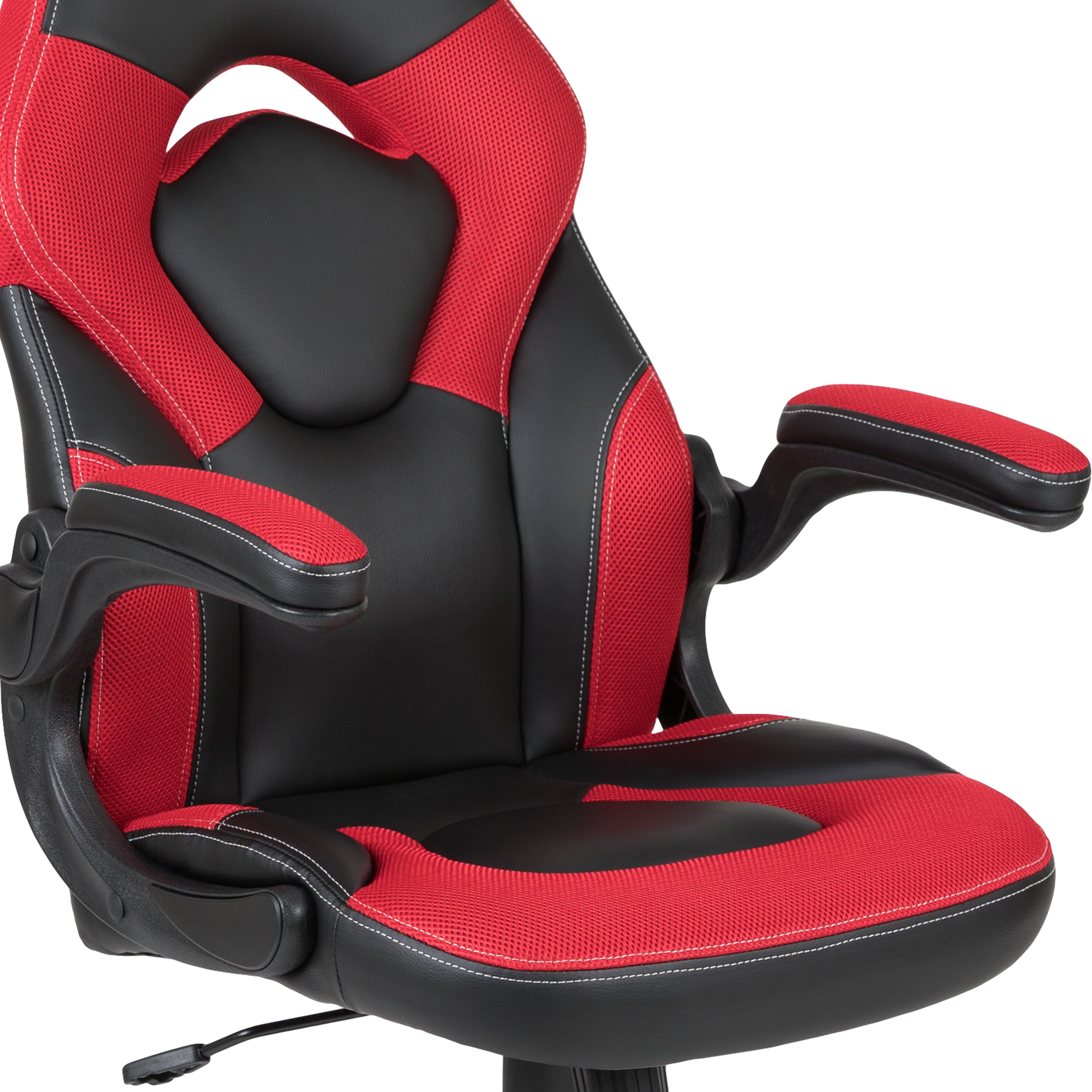Gaming Desk and Racing Chair Set with Cup Holder and Headphone Hook
