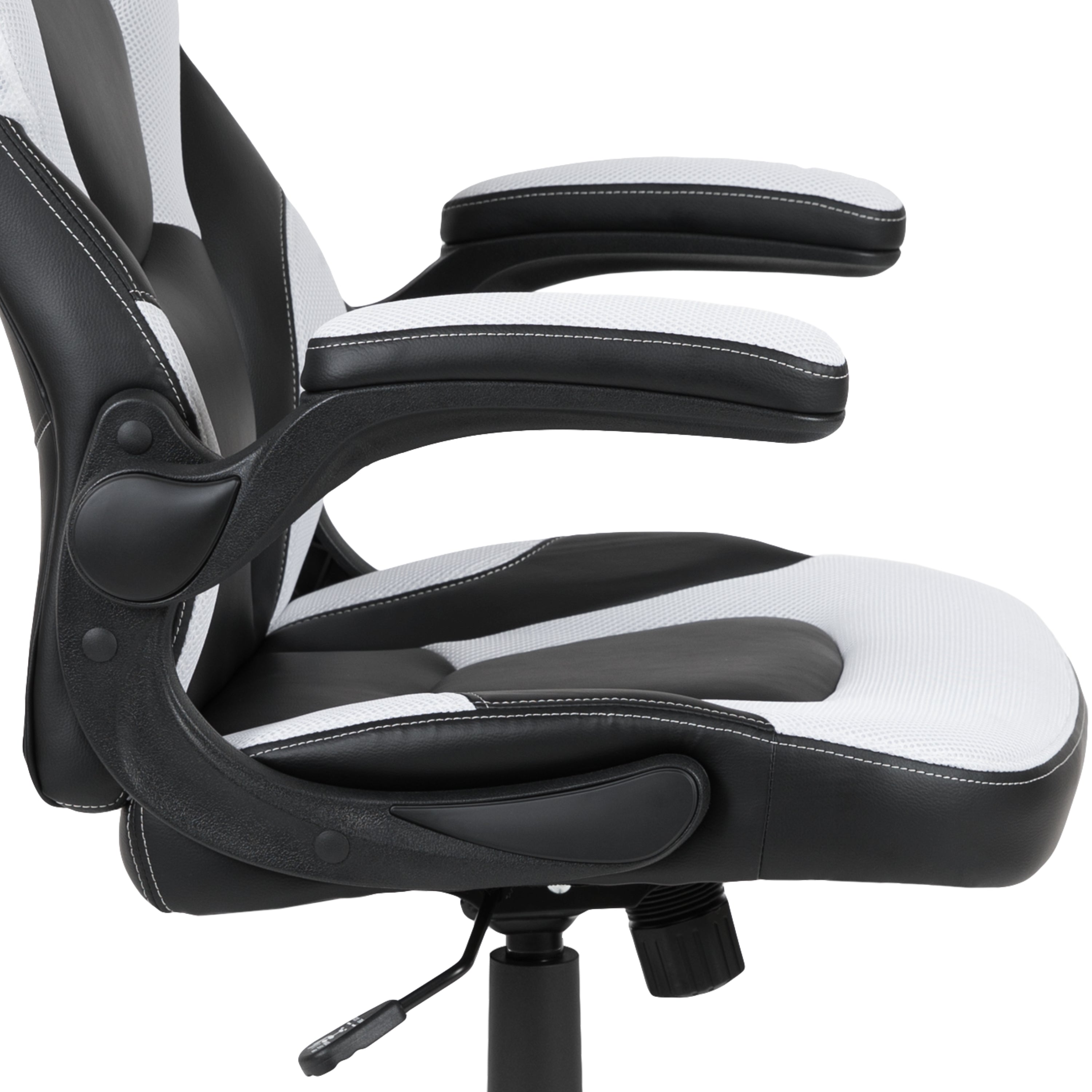 Gaming Desk and Racing Chair Set with Cup Holder and Headphone Hook