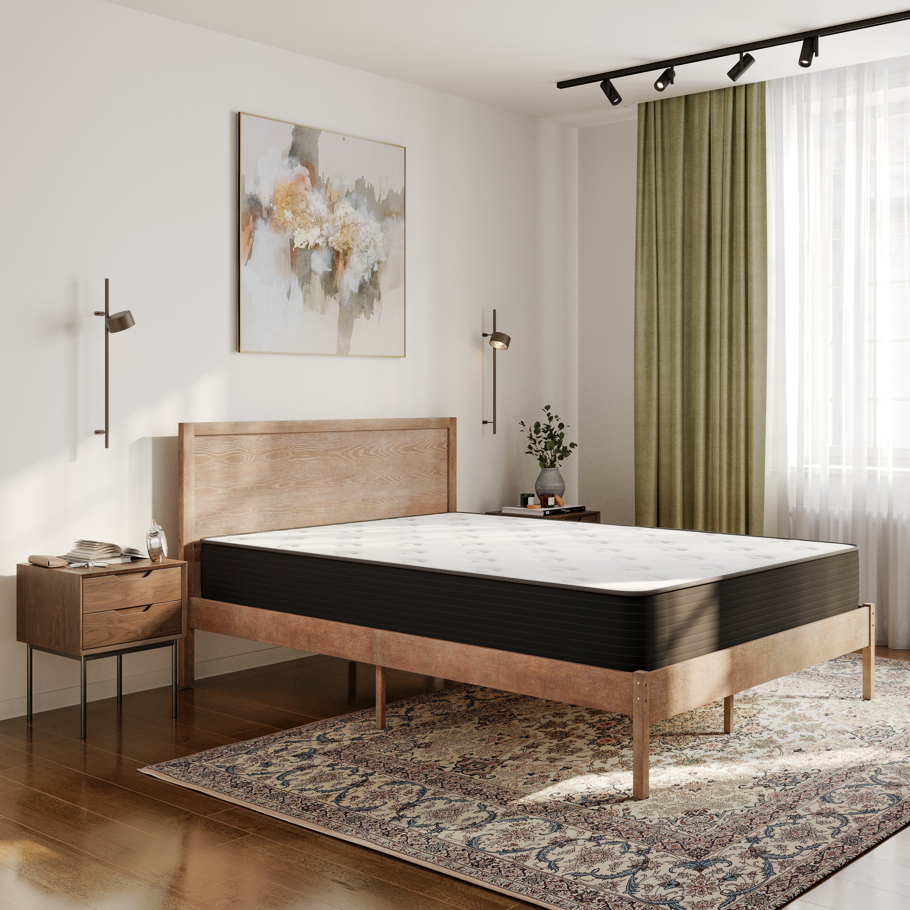 Dream Cooling Gel 10 Inch CertiPUR-US Certified Foam and Pocket Spring Hybrid Mattress, Mattress in a Box