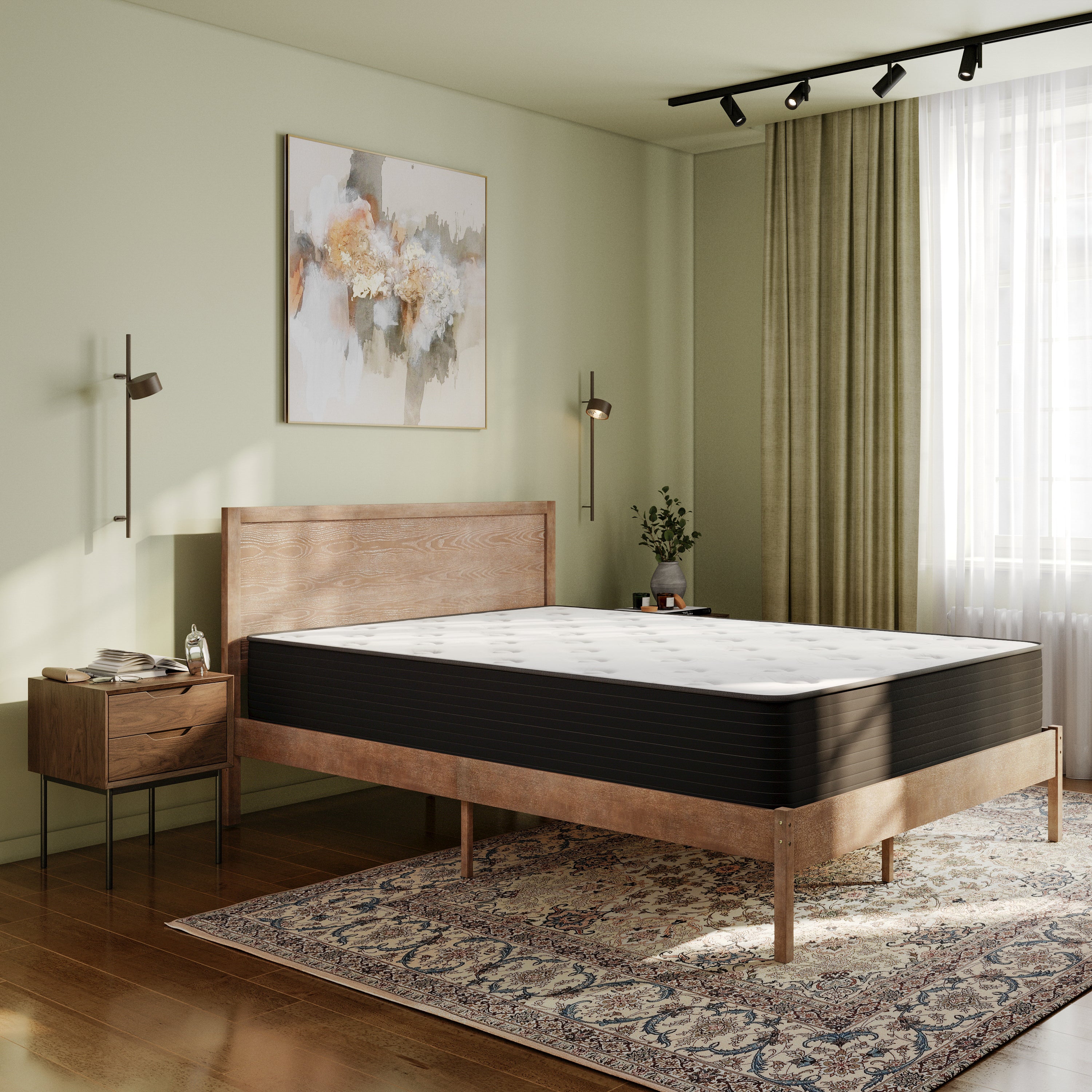 Dream Cooling Gel 12 Inch CertiPUR-US Certified Foam and Pocket Spring Hybrid Mattress, Mattress in a Box