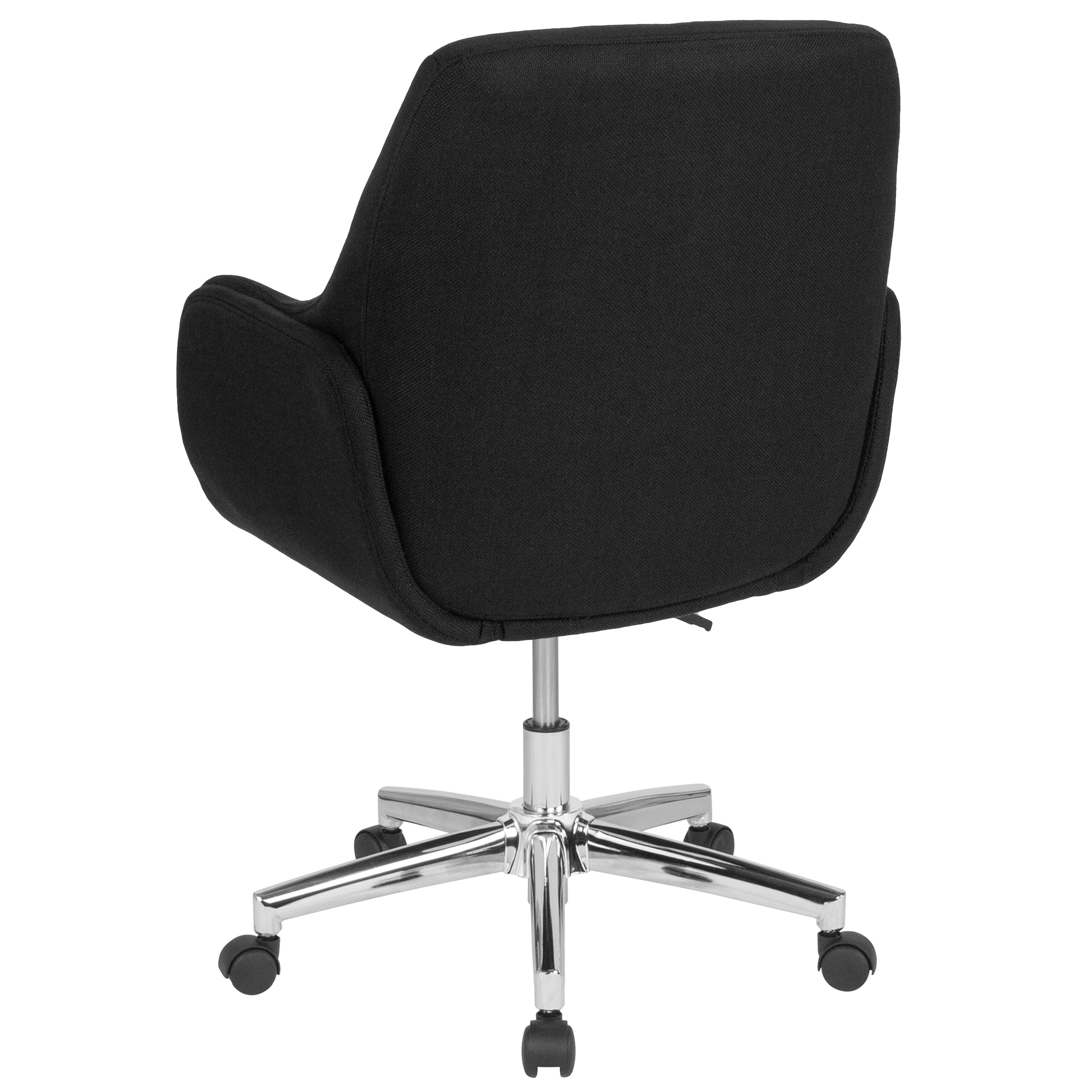 Rochelle Home and Office Upholstered Mid-Back Molded Frame Office Chair-Office Chair-Flash Furniture-Wall2Wall Furnishings
