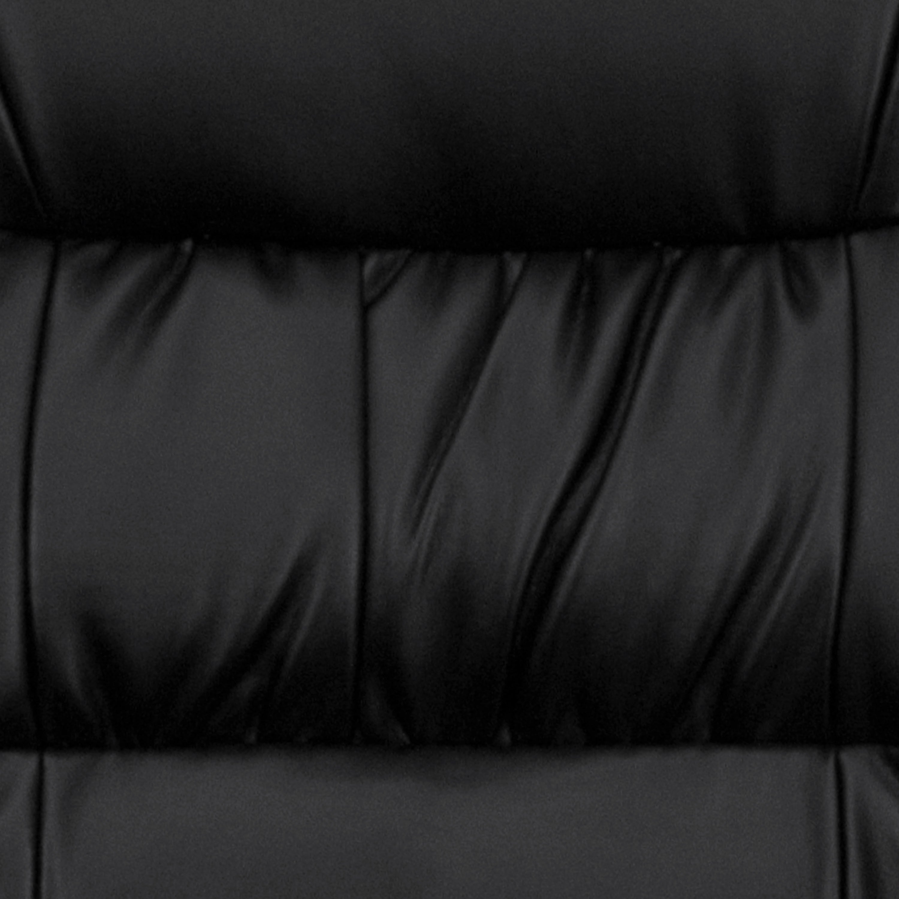 LeatherSoft Executive Side Reception Chair with Powder Coated Frame