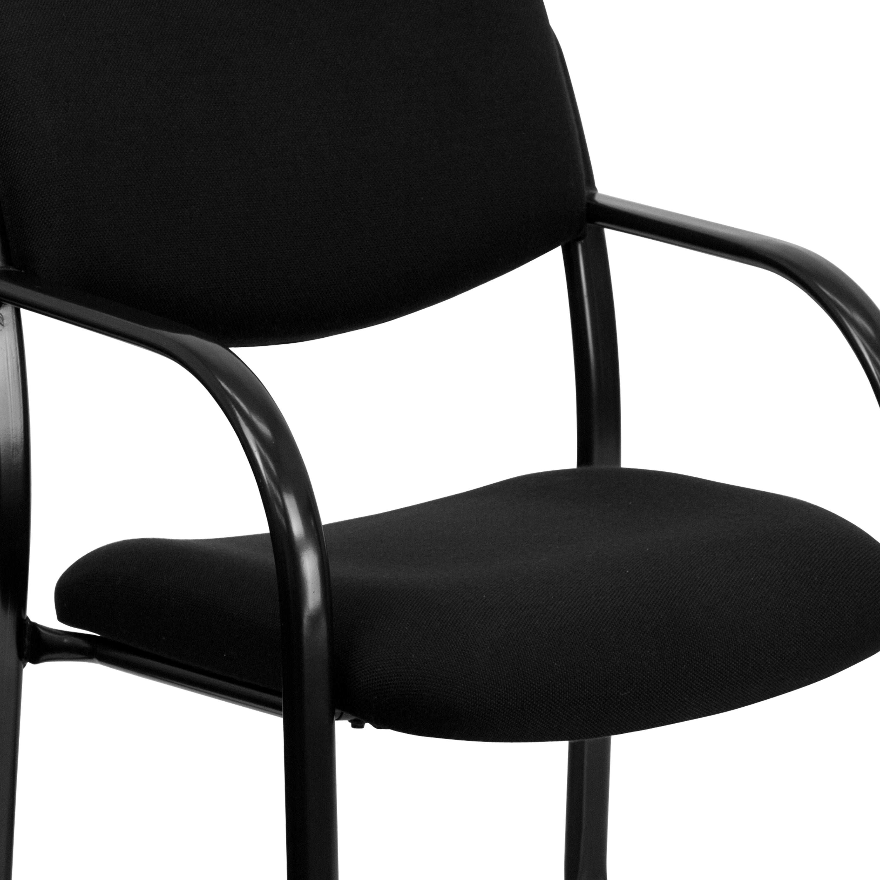 Fabric Executive Side Reception Chair with Sled Base