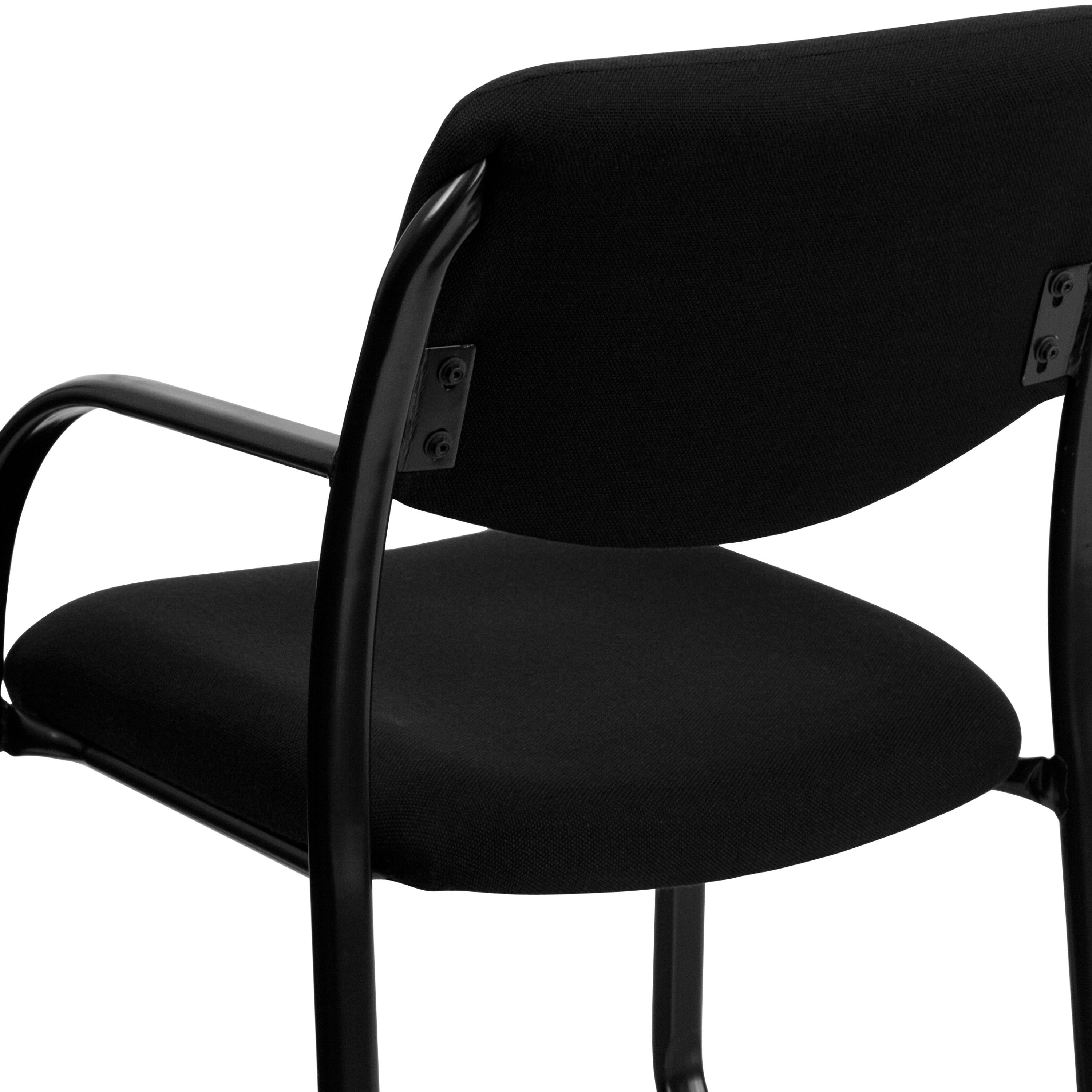 Fabric Executive Side Reception Chair with Sled Base