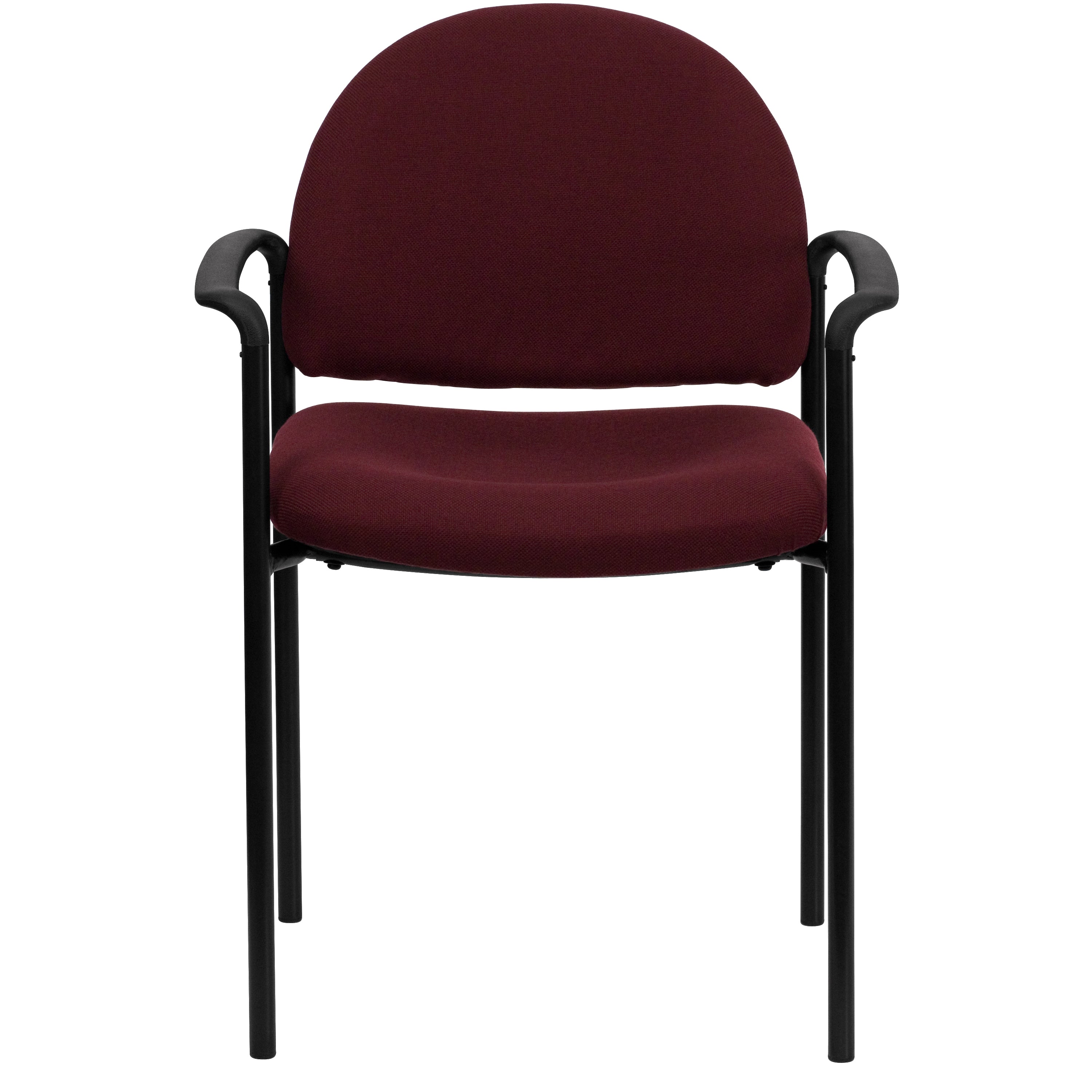 Comfort Stackable Steel Side Reception Chair with Arms-Side Stack Chair-Flash Furniture-Wall2Wall Furnishings