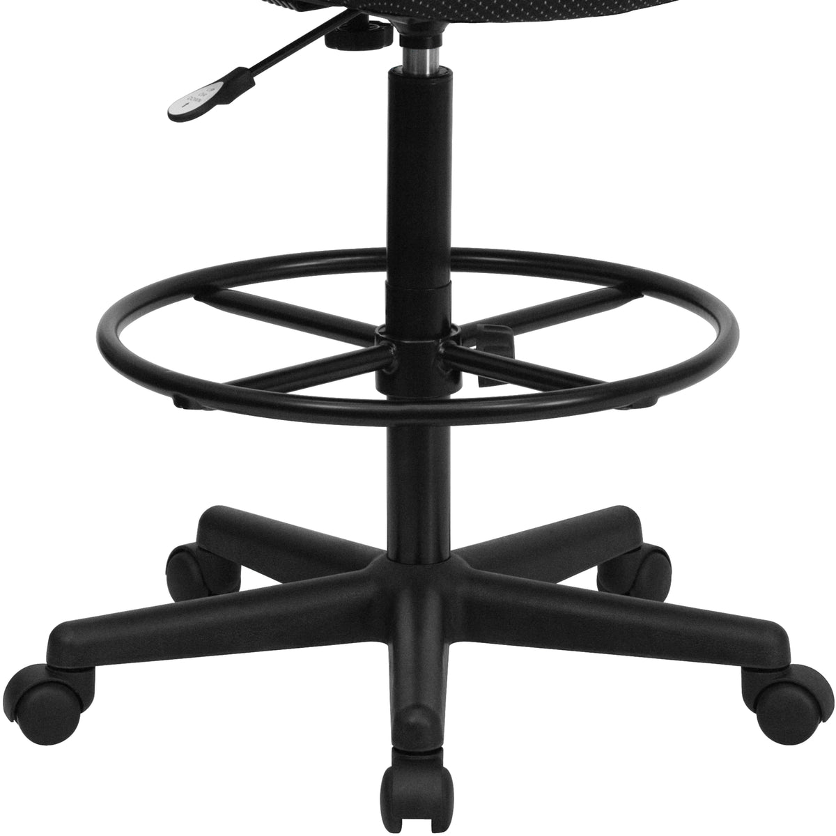 Bruce Adjustable Height Drafting Chair with Adjustable Foot Ring