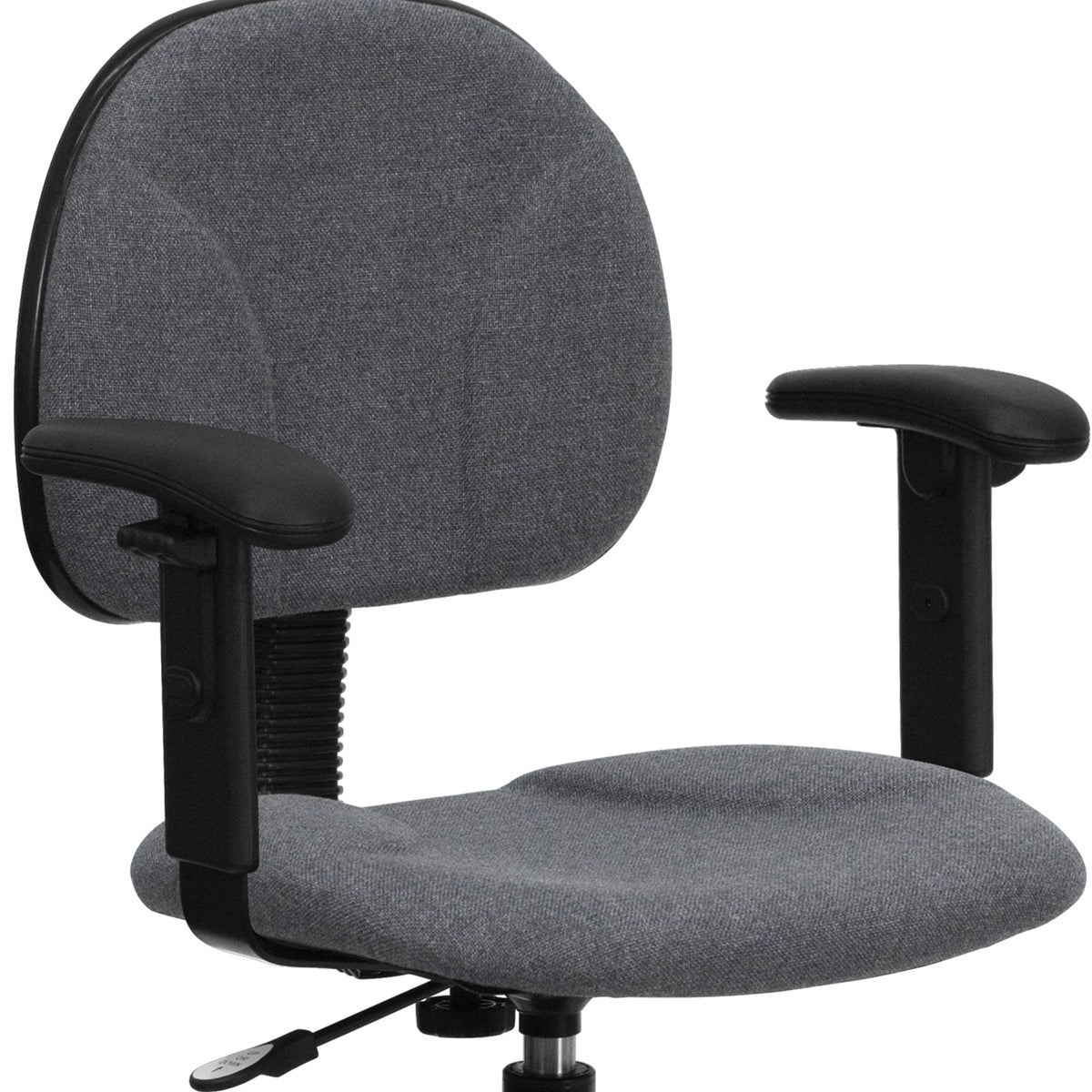 Fabric Drafting Chair with Adjustable Arms (Cylinders: 22.5''-27''H or 26''-30.5''H)