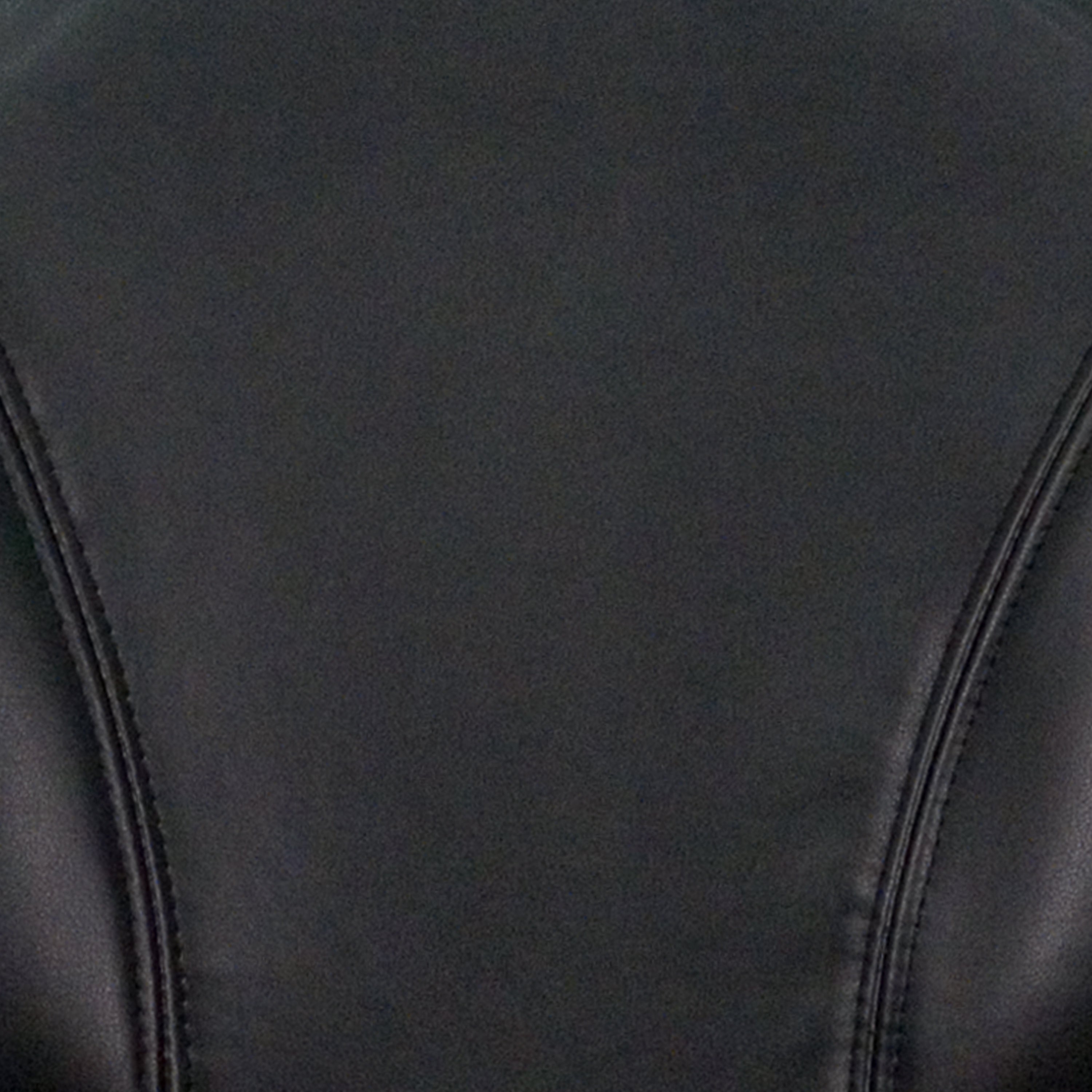 Mid-Back LeatherSoft Swivel Ergonomic Task Office Chair with Back Depth Adjustment