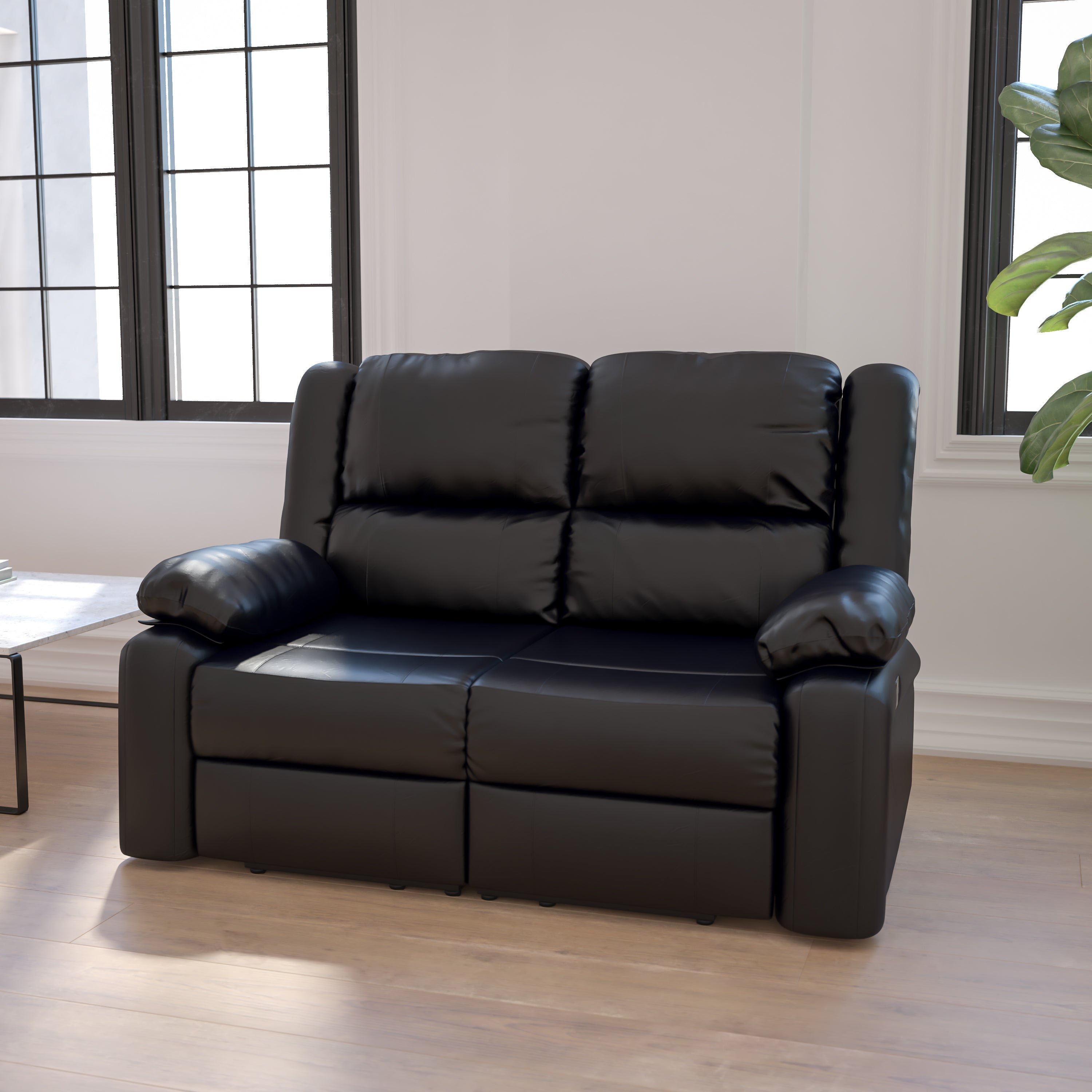 Harmony Series Loveseat with Two Built-In Recliners
