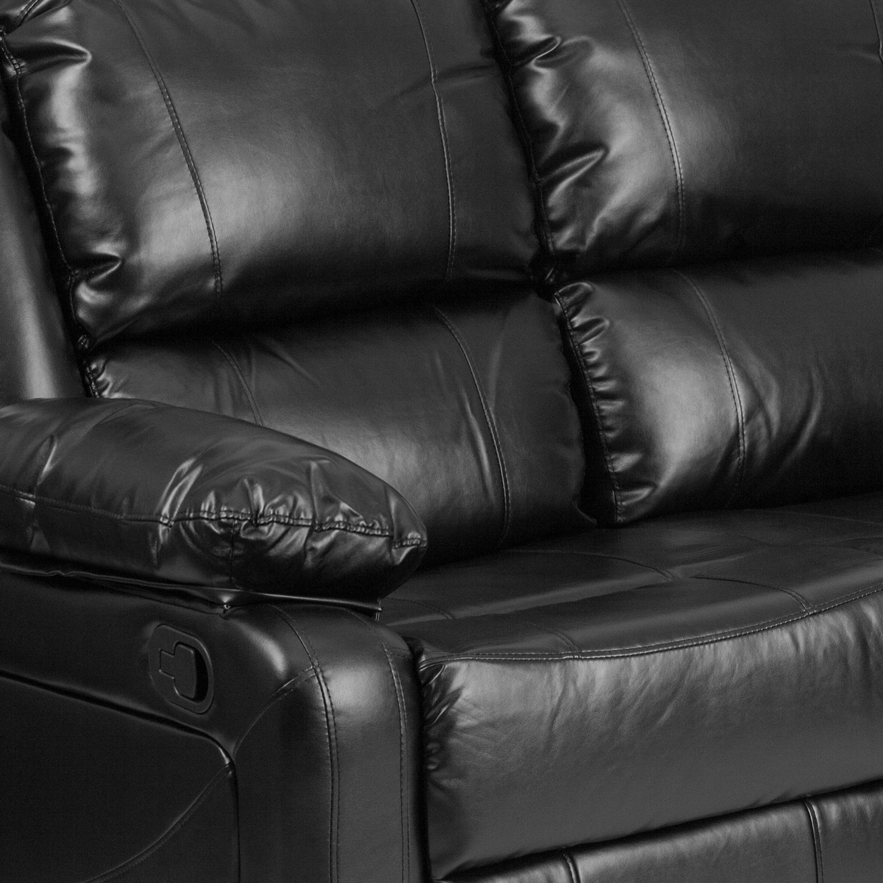 Harmony Series Loveseat with Two Built-In Recliners