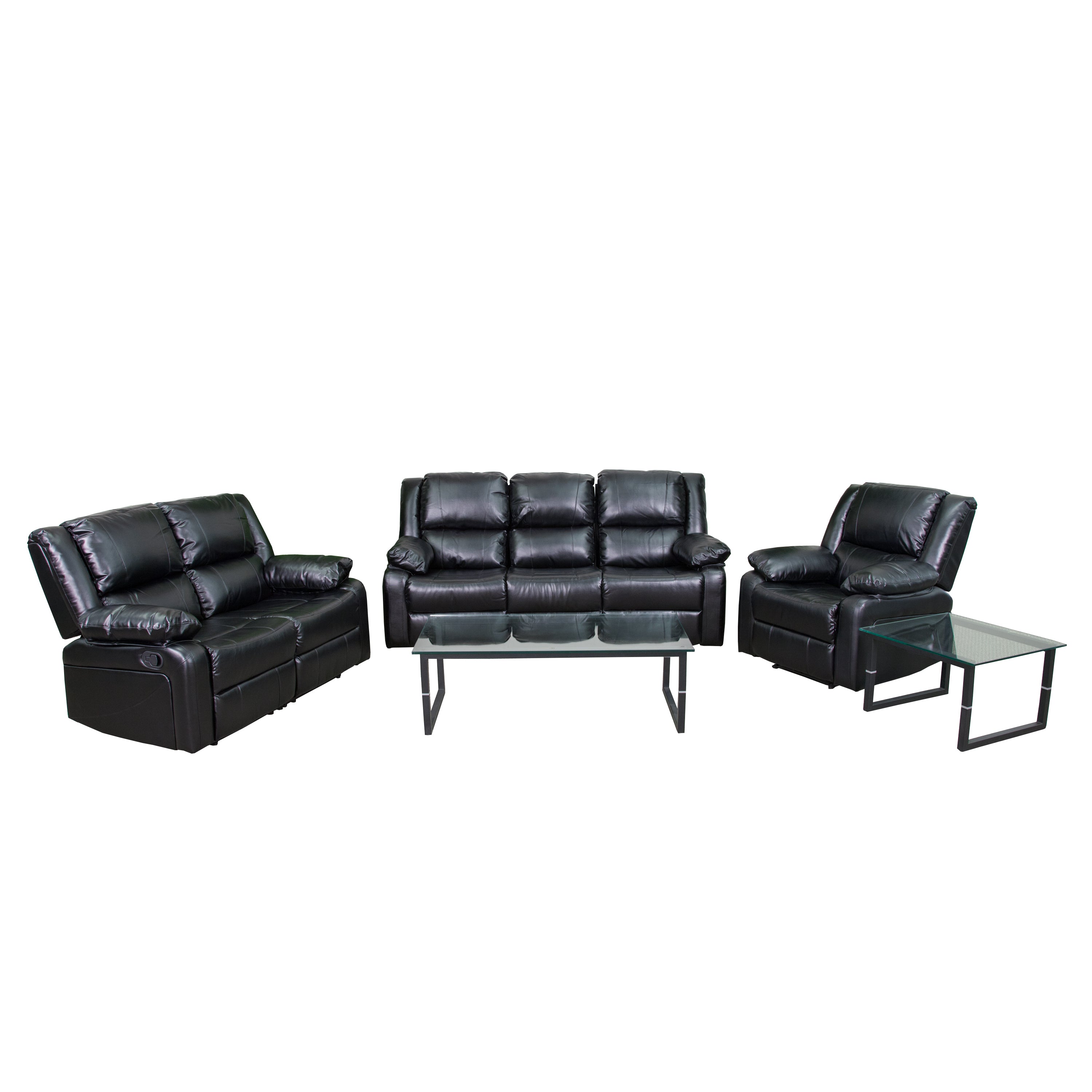 Harmony Series Reclining Sofa Set-Sofa-Flash Furniture-Wall2Wall Furnishings