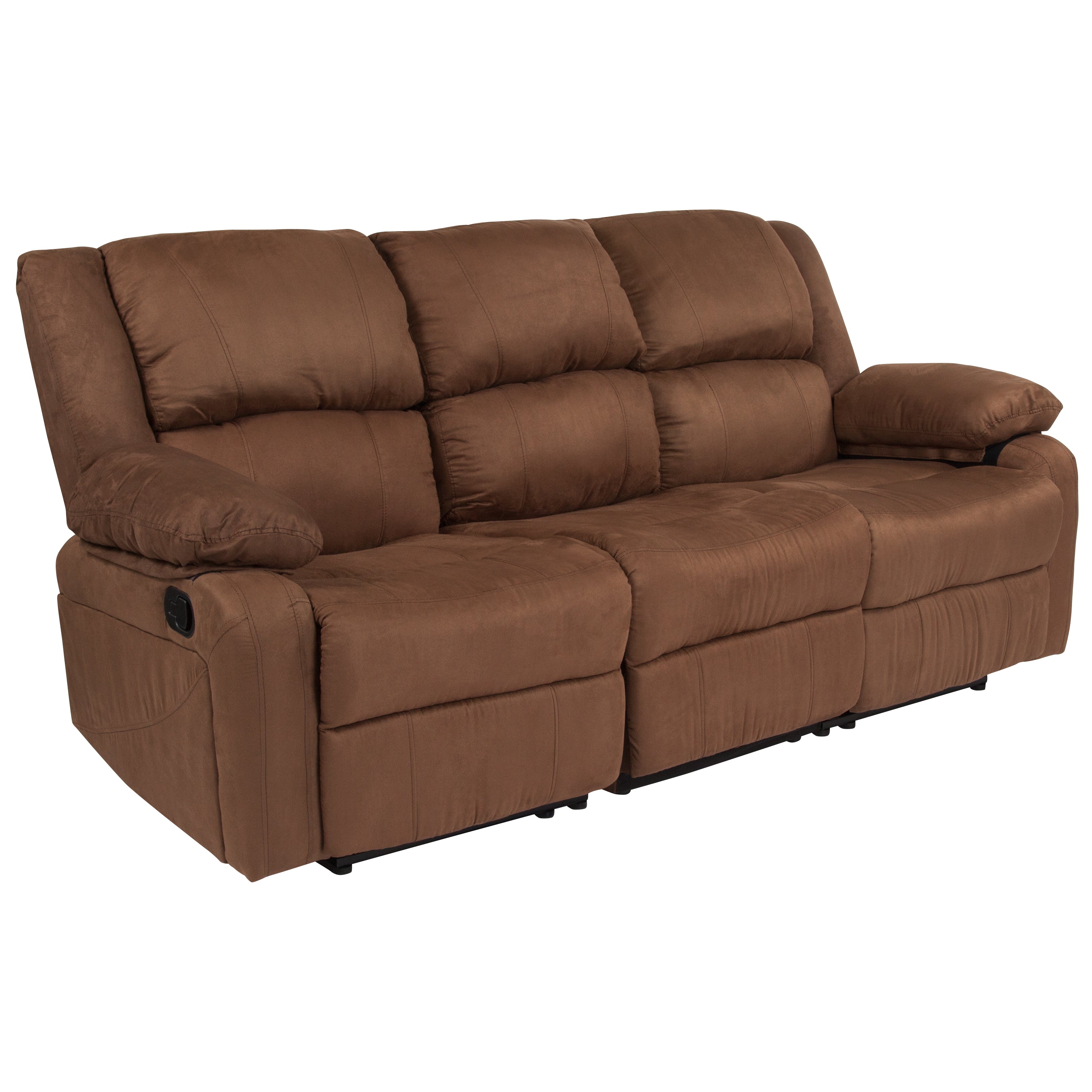 Harmony Series LeatherSoft Sofa with Two Built-In Recliners
