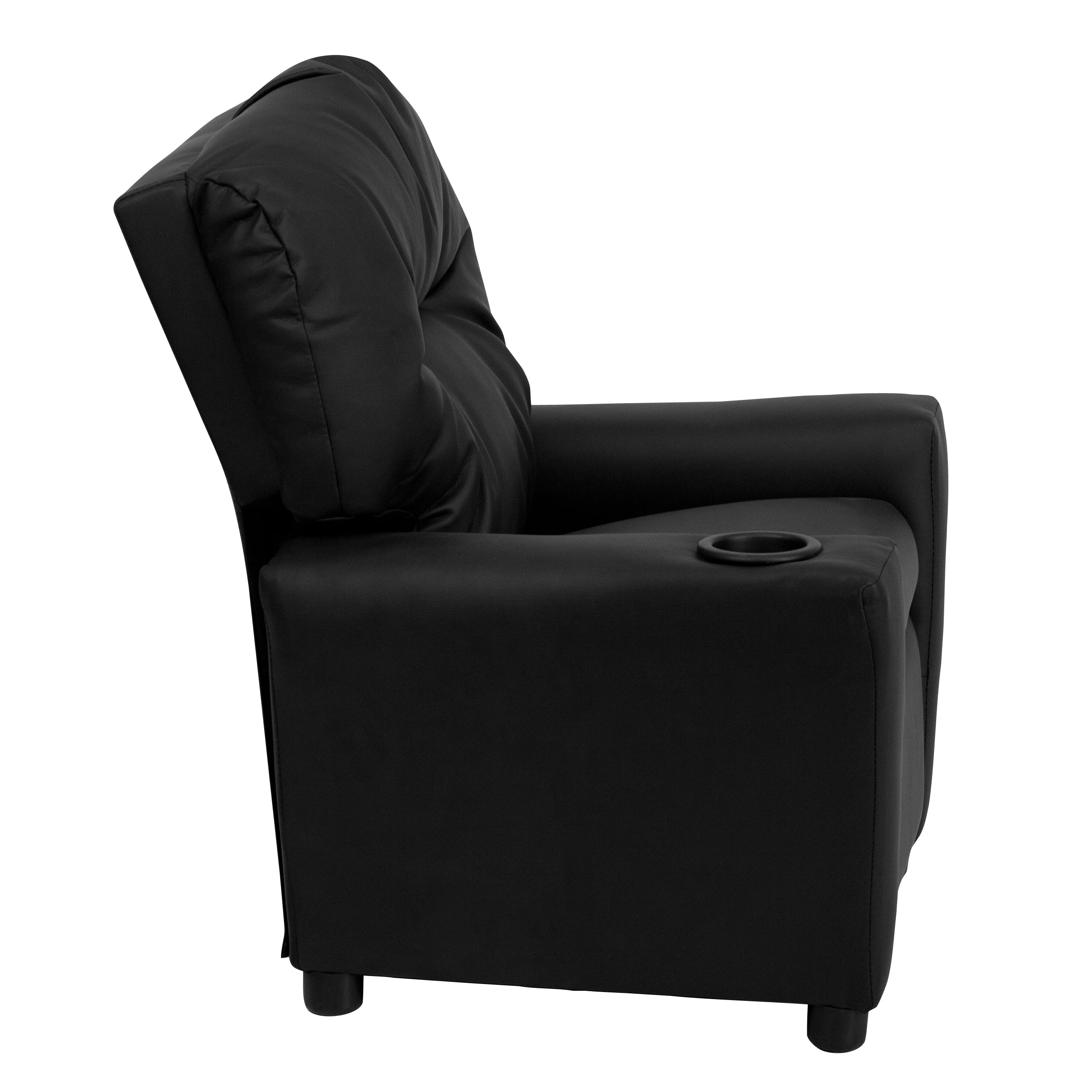 Contemporary Kids Recliner with Cup Holder
