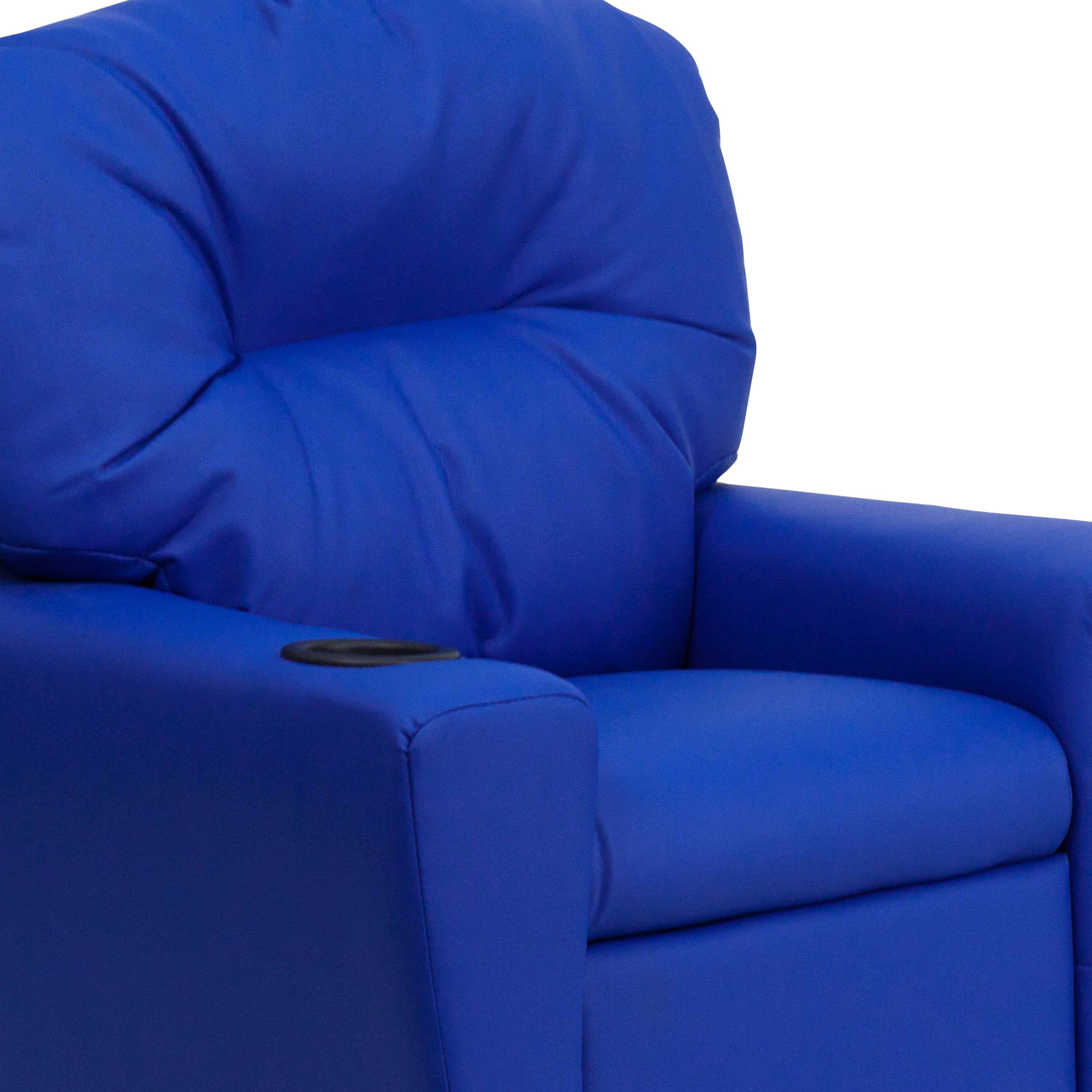 Contemporary Kids Recliner with Cup Holder