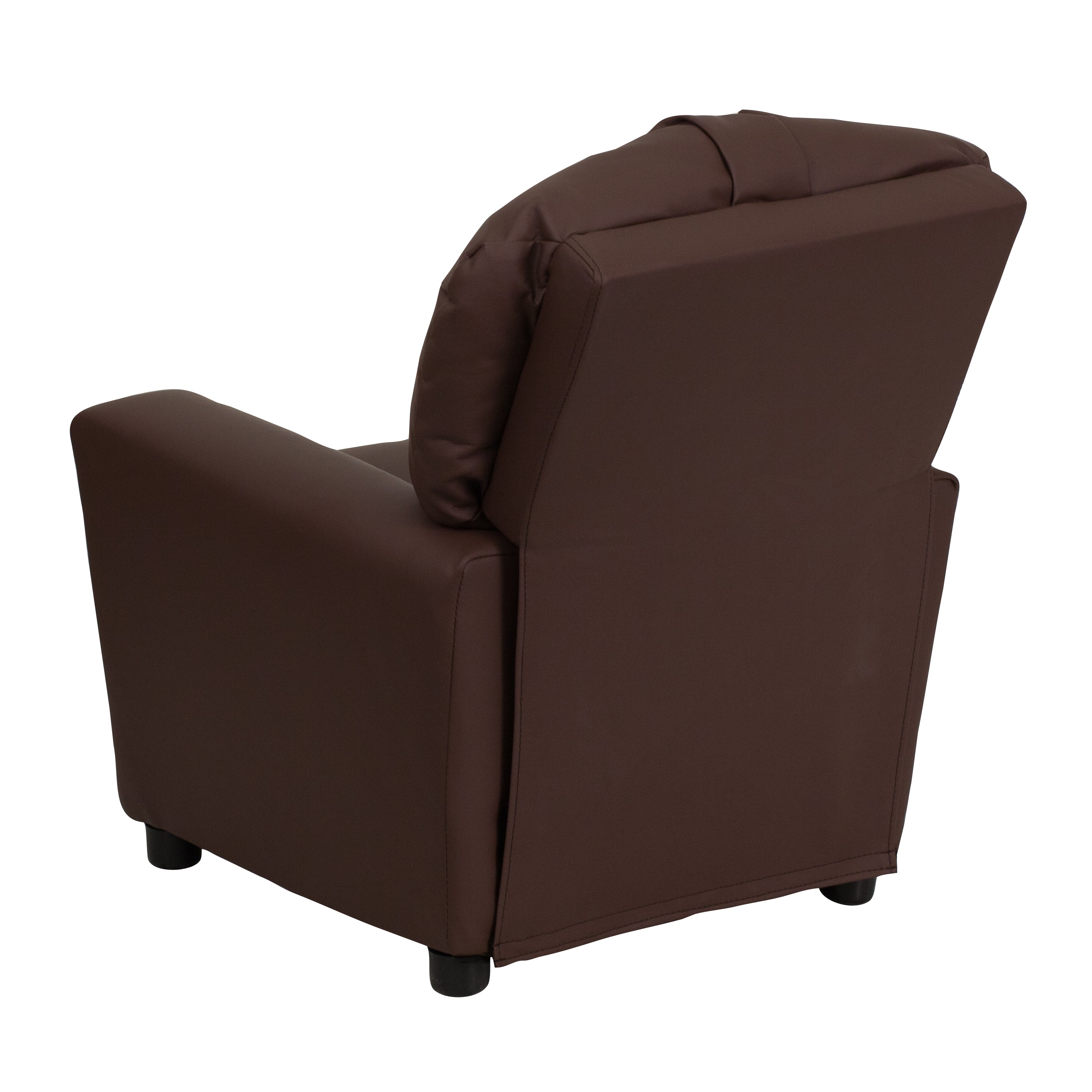 Contemporary Kids Recliner with Cup Holder