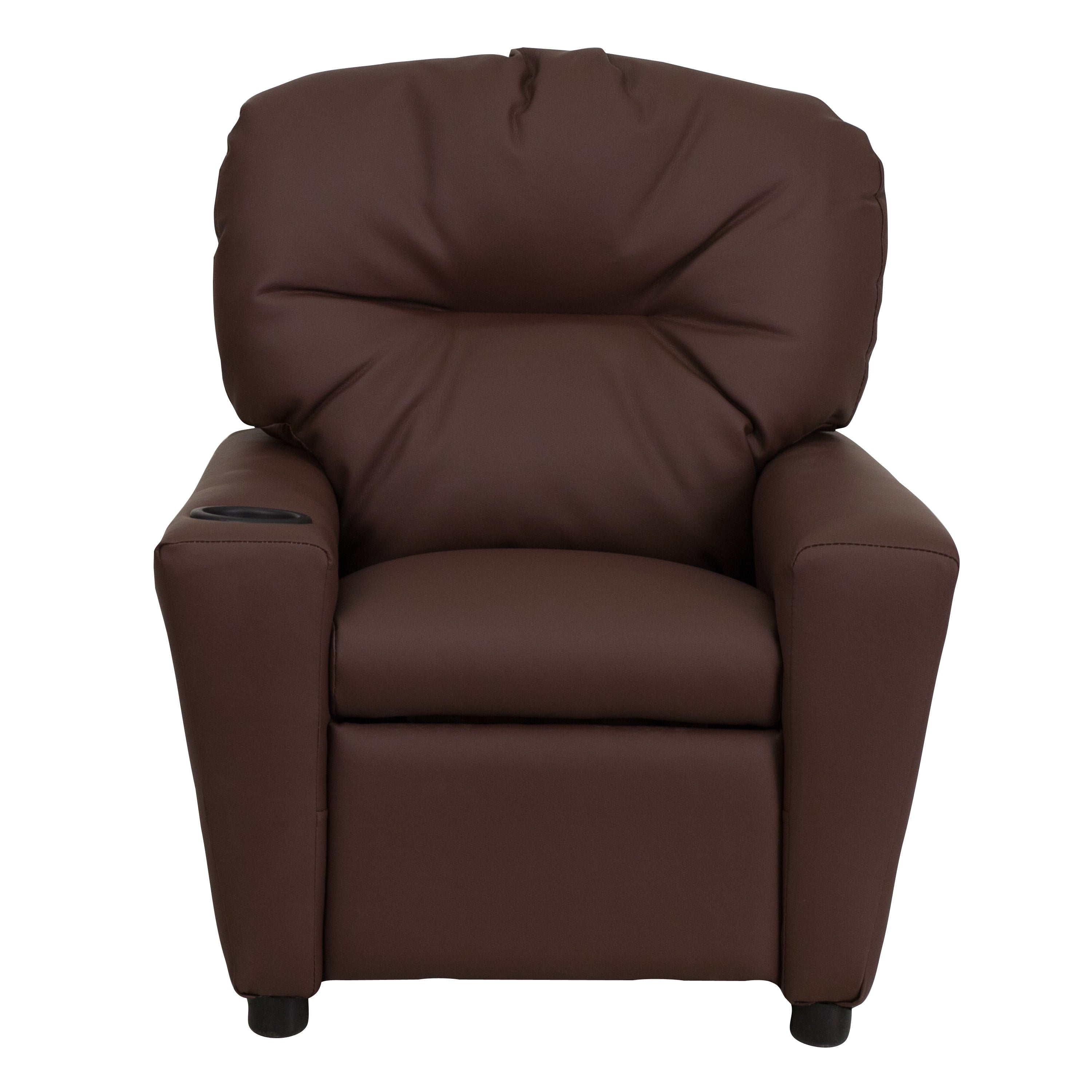 Contemporary Kids Recliner with Cup Holder