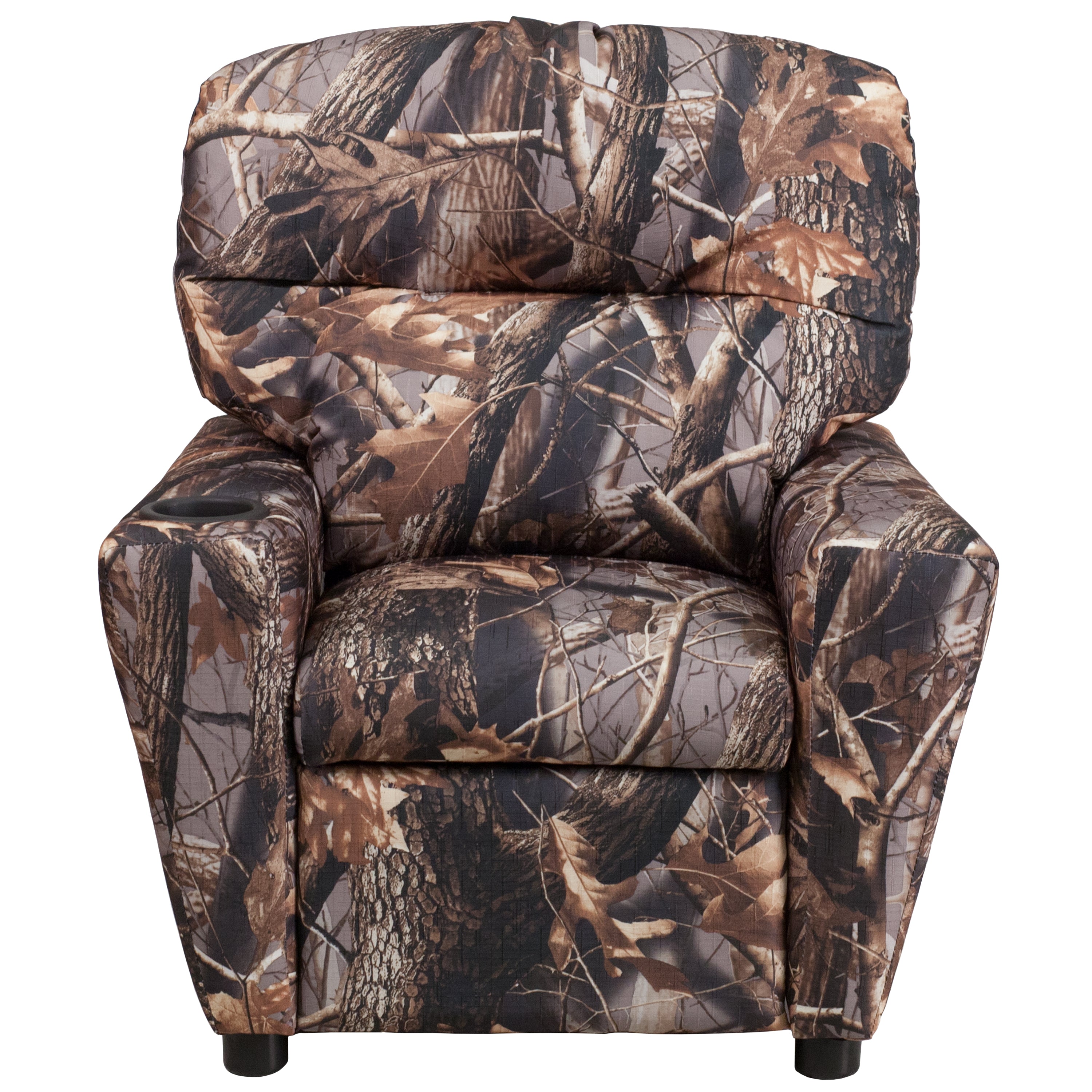 Contemporary Kids Recliner with Cup Holder