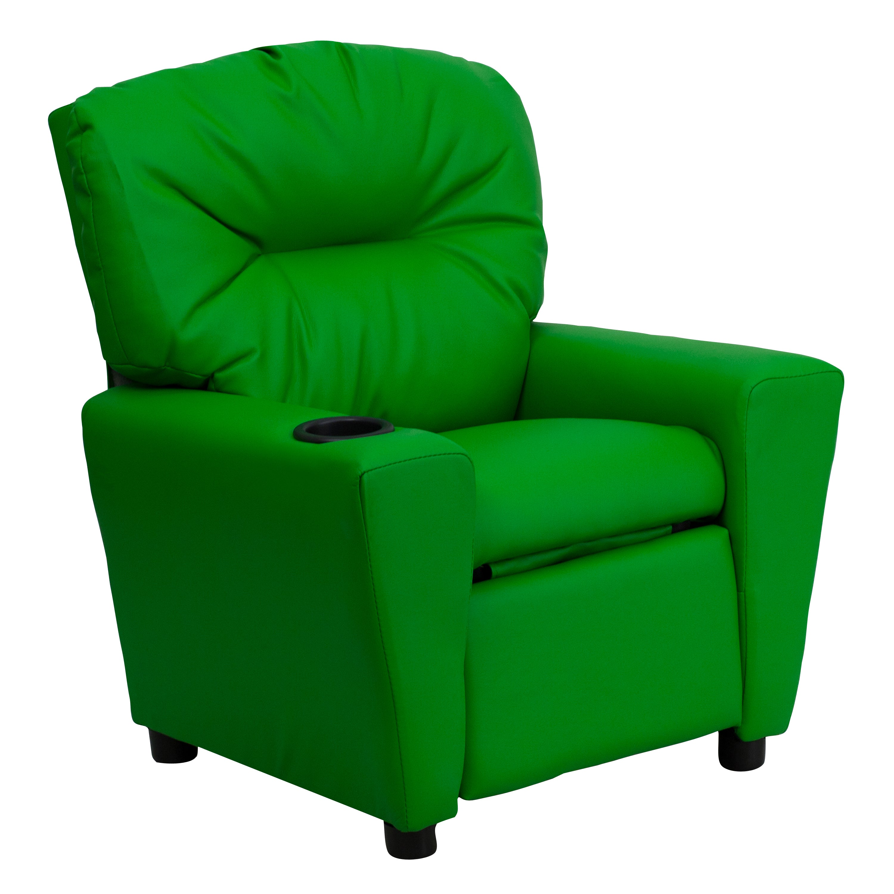 Contemporary Kids Recliner with Cup Holder