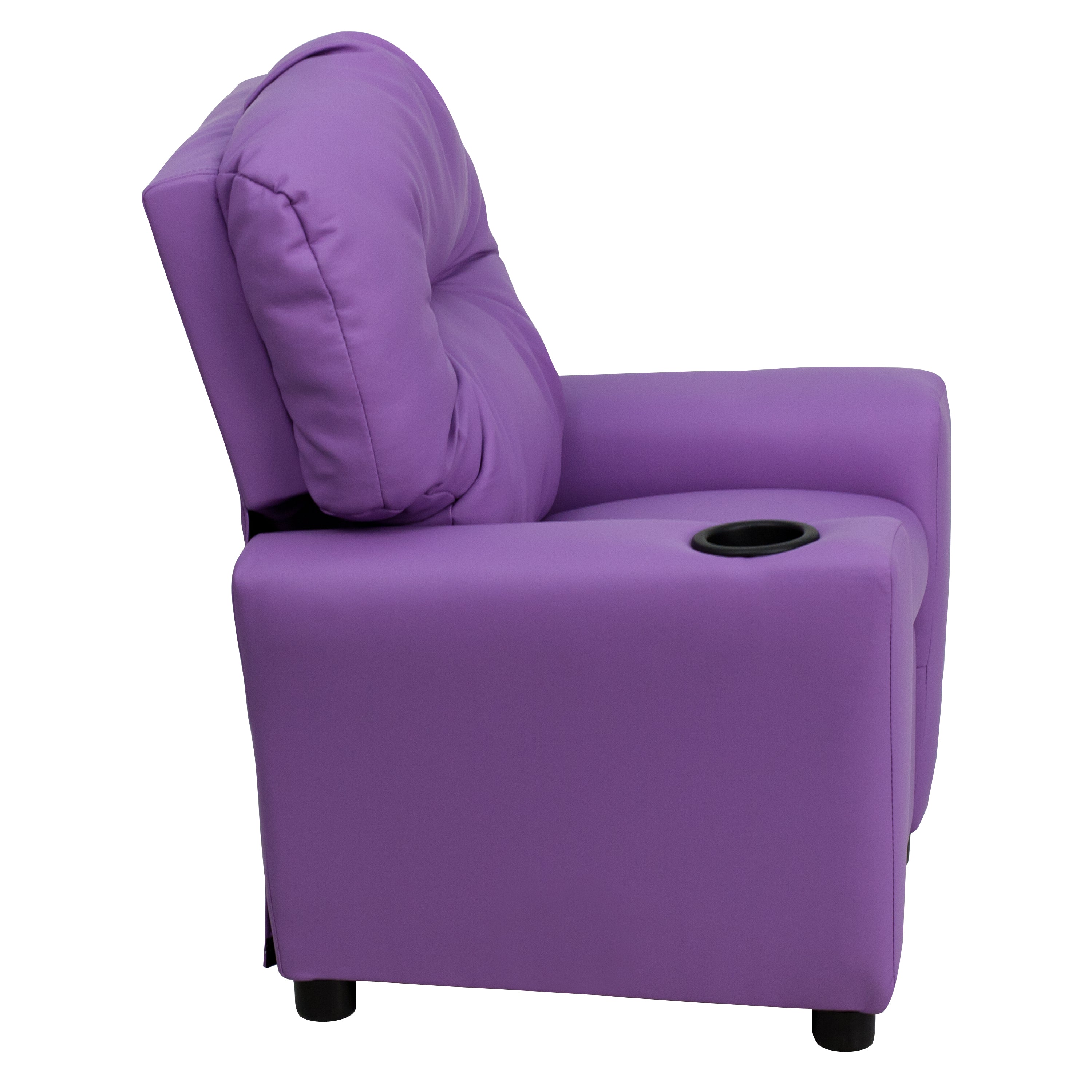 Contemporary Kids Recliner with Cup Holder