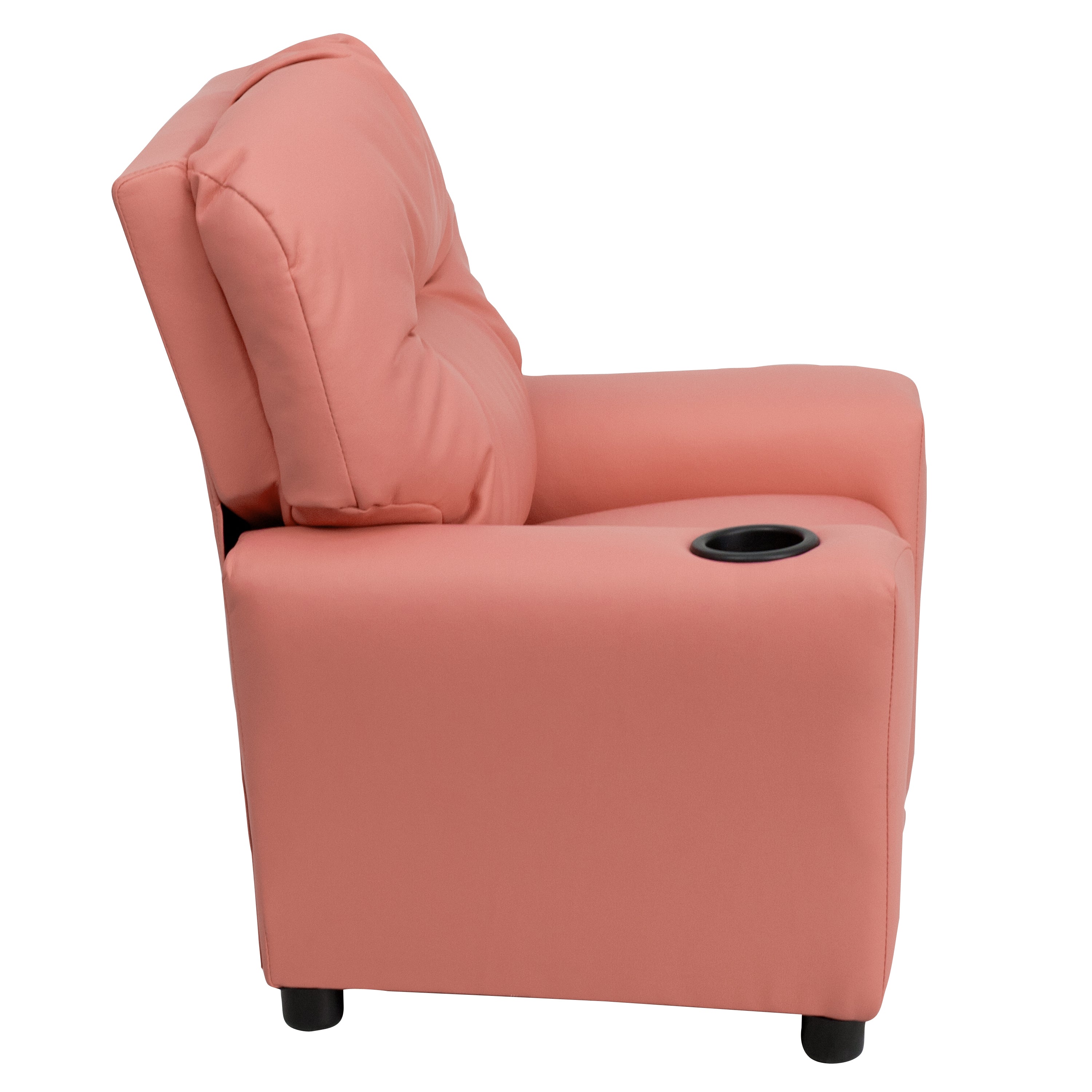 Contemporary Kids Recliner with Cup Holder