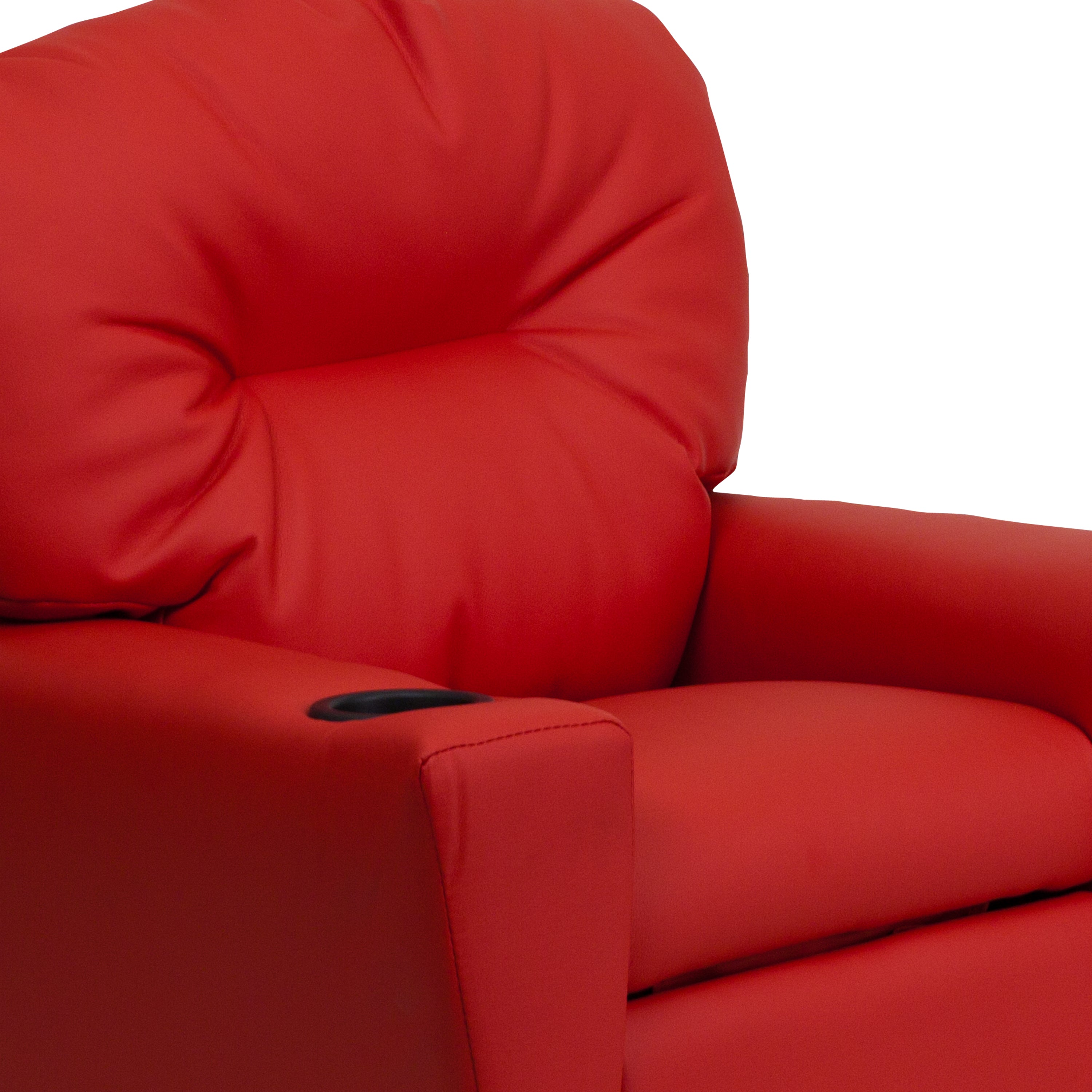Contemporary Kids Recliner with Cup Holder