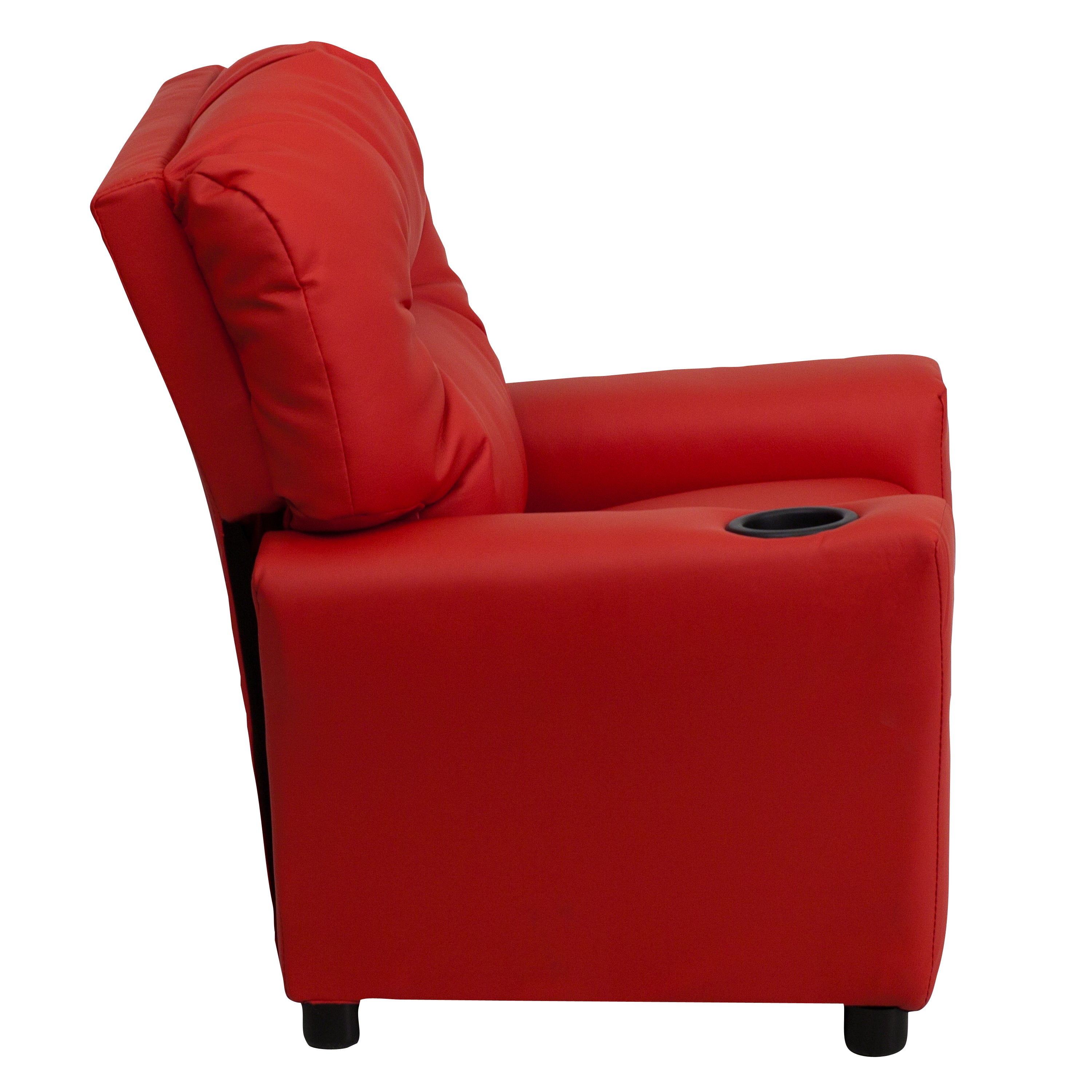 Contemporary Kids Recliner with Cup Holder