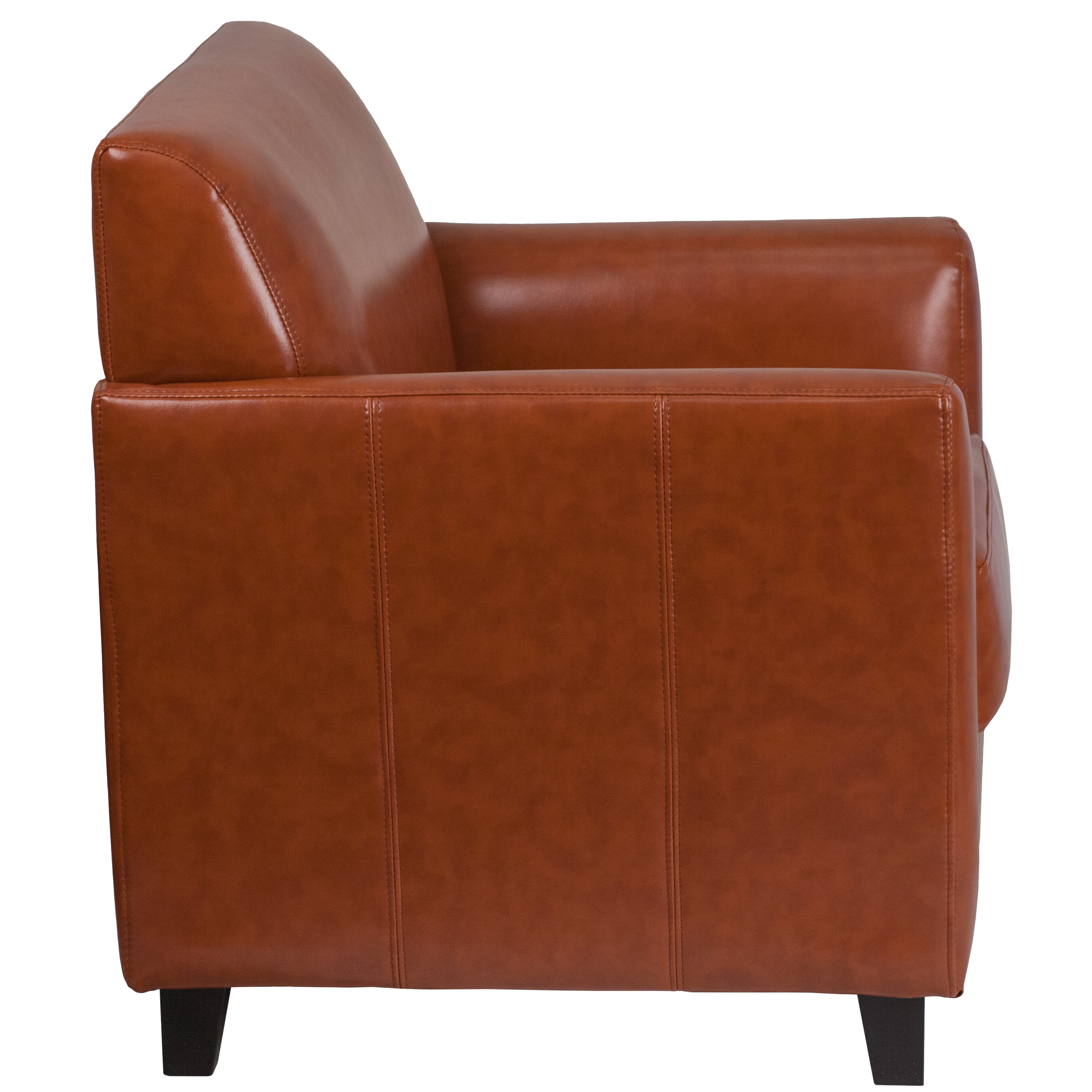 HERCULES Diplomat Series LeatherSoft Chair with Clean Line Stitched Frame-Reception Chair-Flash Furniture-Wall2Wall Furnishings