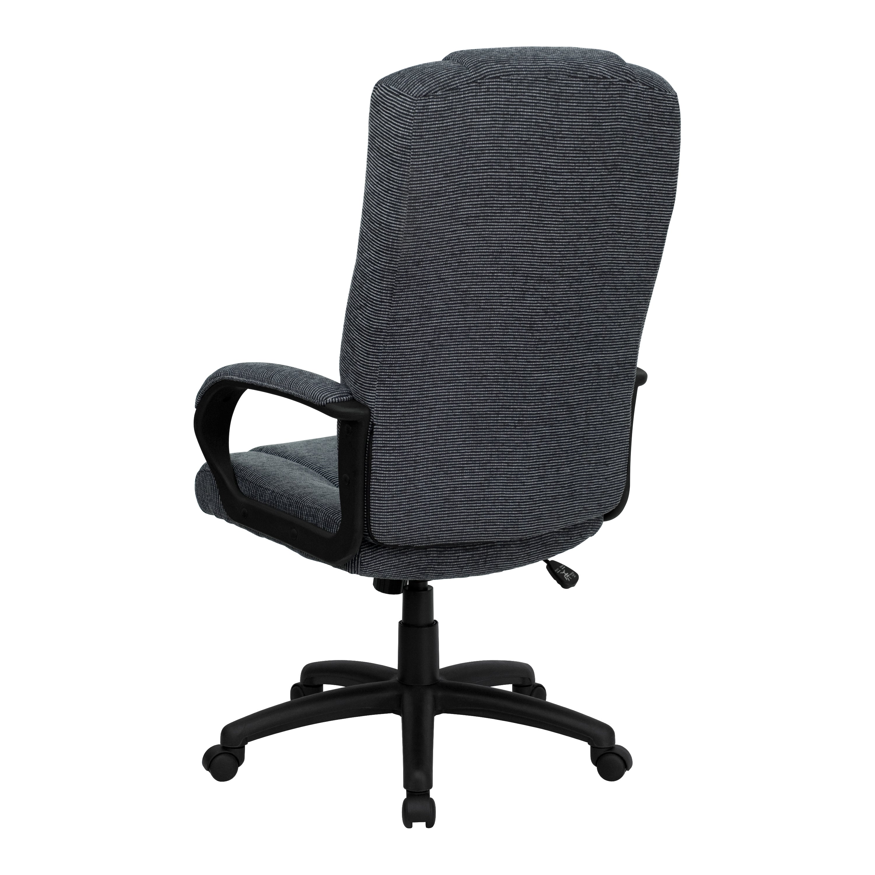 High Back Fabric Executive Swivel Office Chair with Arms
