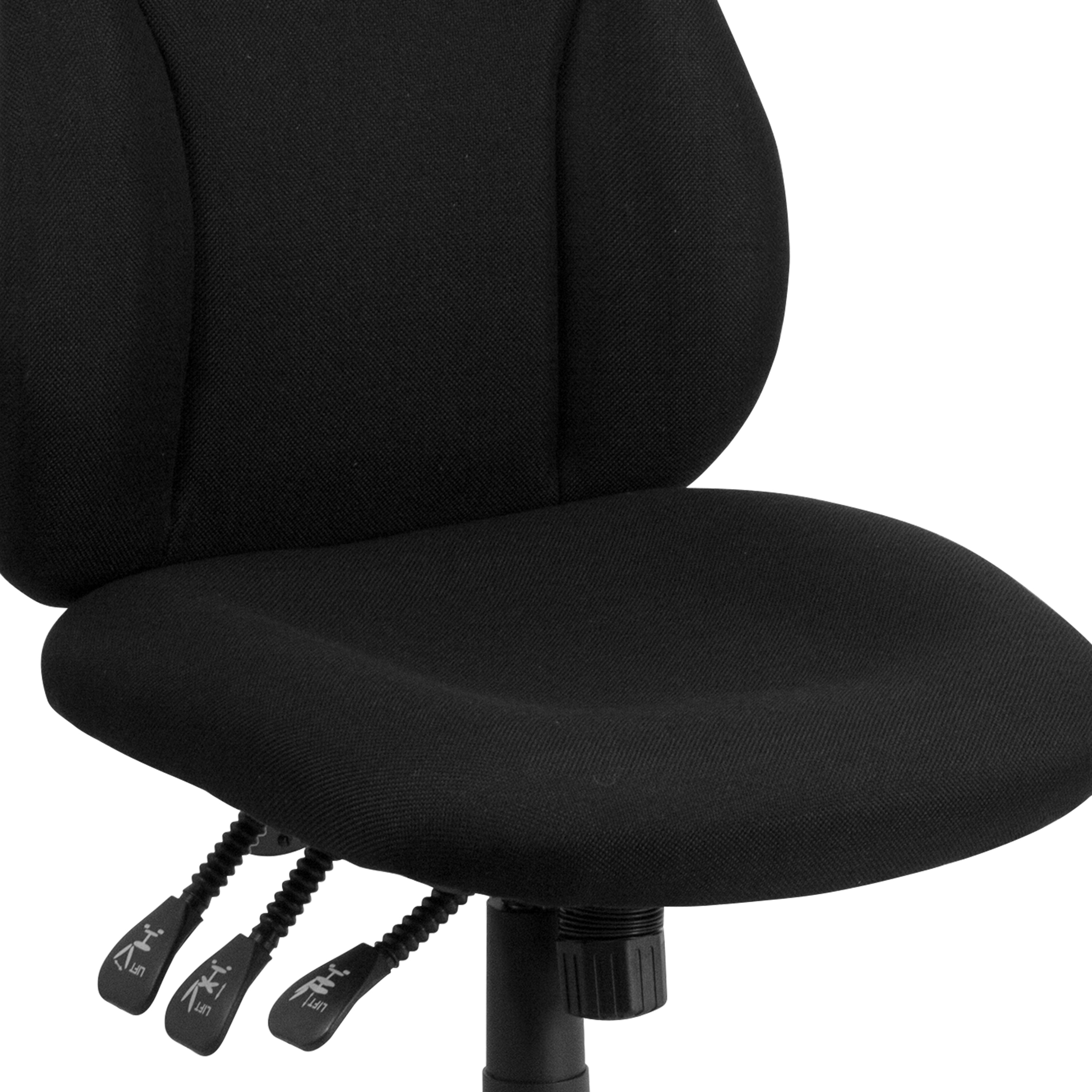 High Back Fabric Multifunction Swivel Ergonomic Task Office Chair