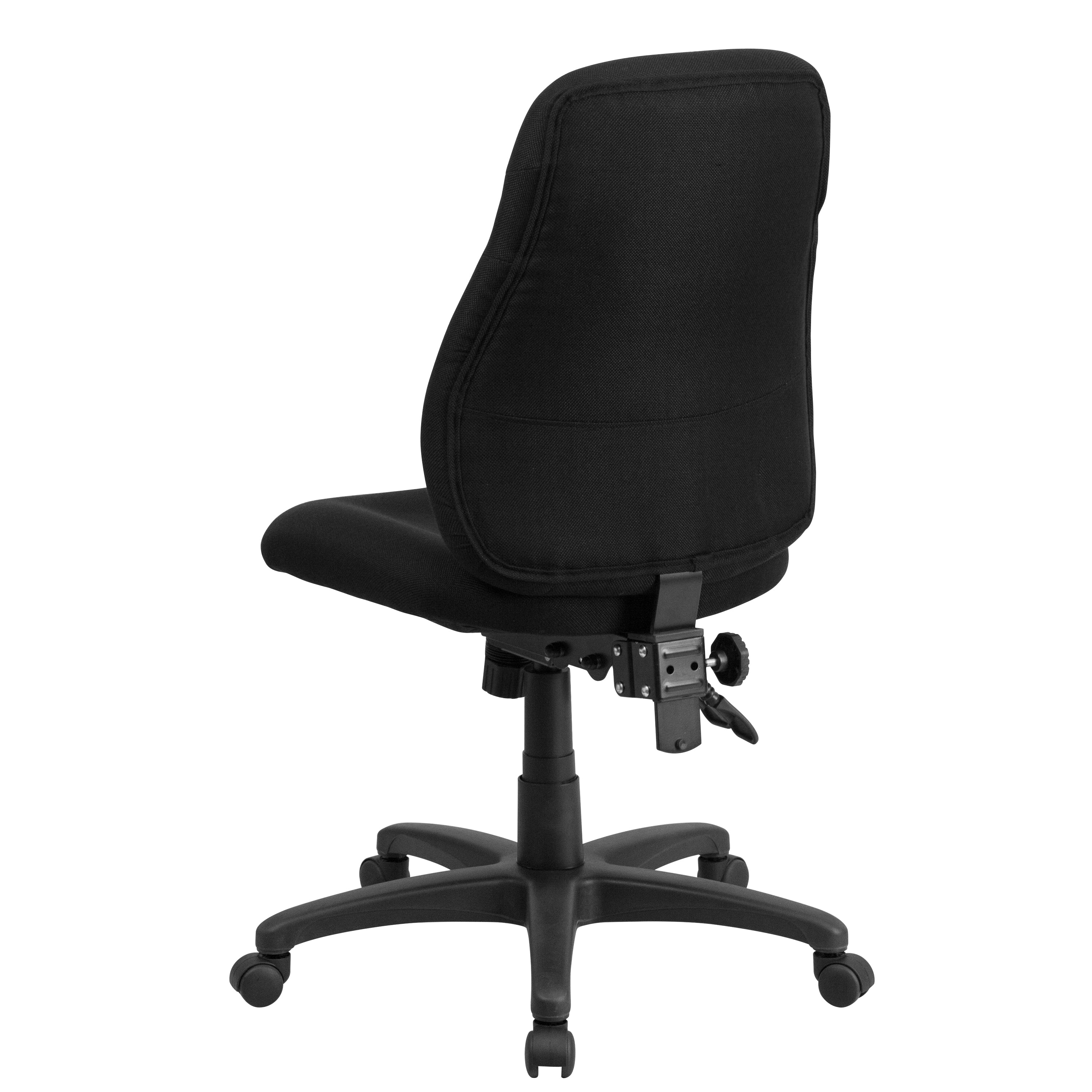 Mid-Back Fabric Multifunction Swivel Ergonomic Task Office Chair with 1.5" Back Adjustment
