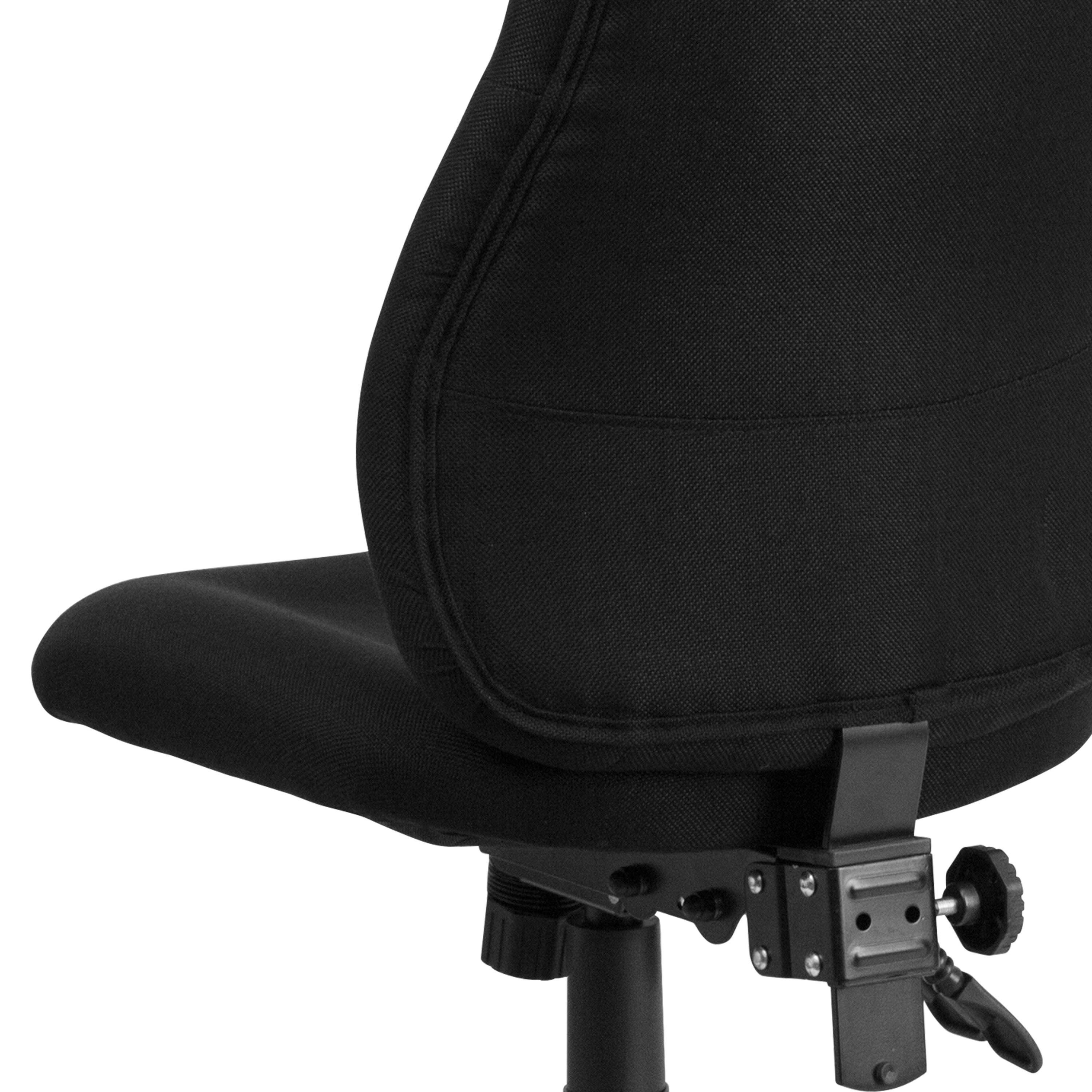 Mid-Back Fabric Multifunction Swivel Ergonomic Task Office Chair with 1.5" Back Adjustment