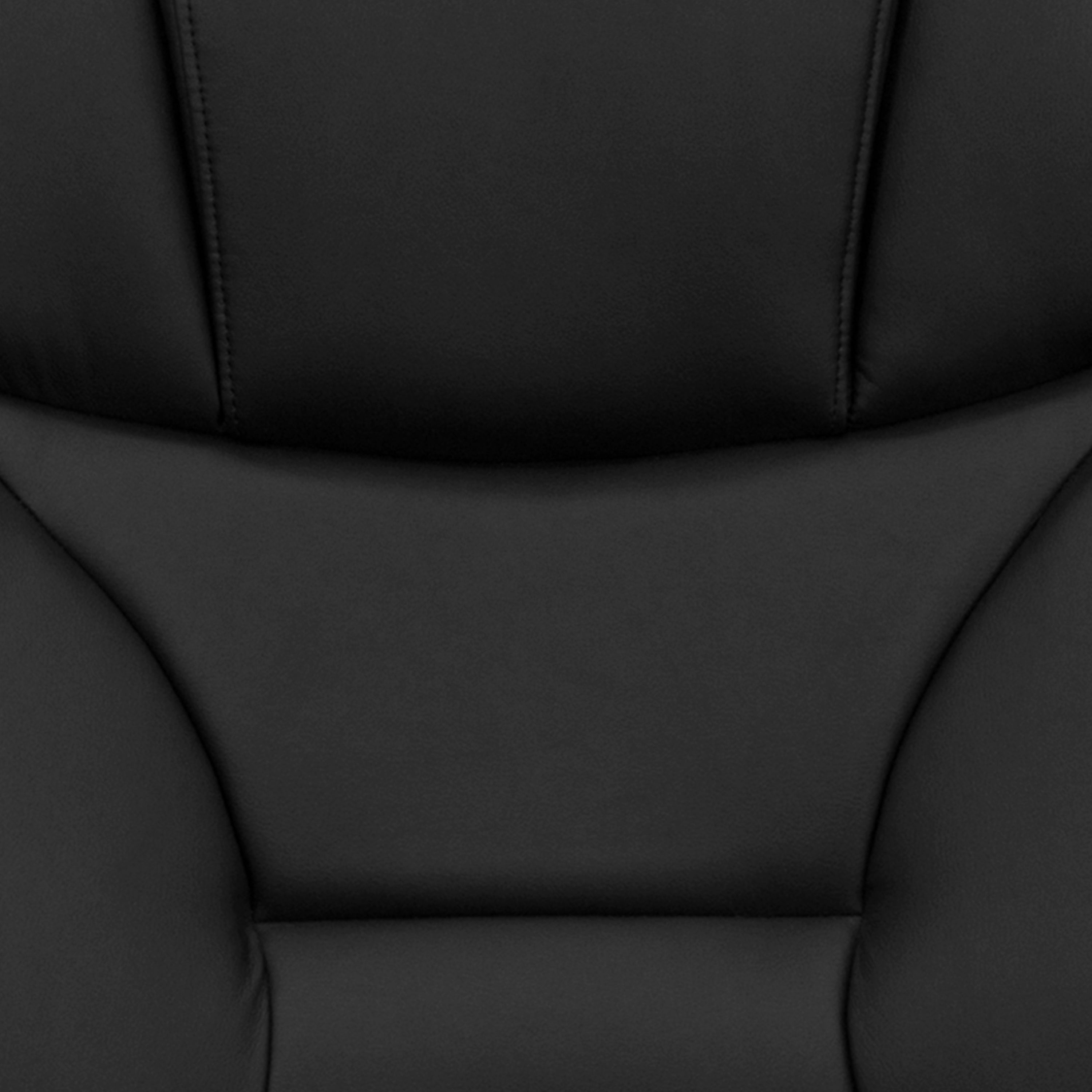 High Back LeatherSoft Executive Swivel Office Chair with Lip Edge Base and Arms