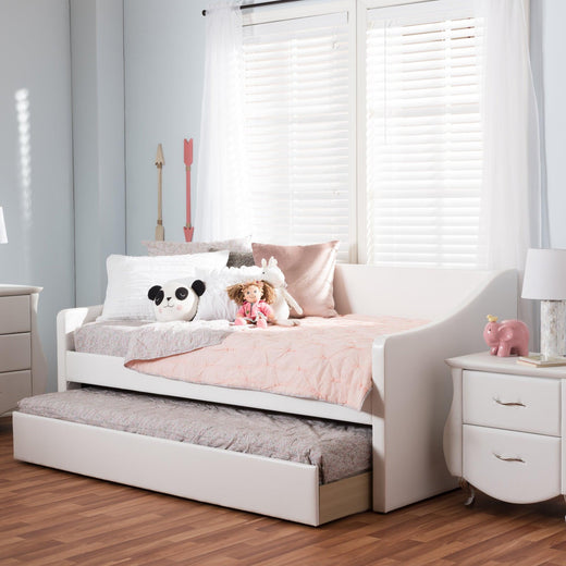 Barnstorm Modern and Contemporary Faux Leather Upholstered Daybed