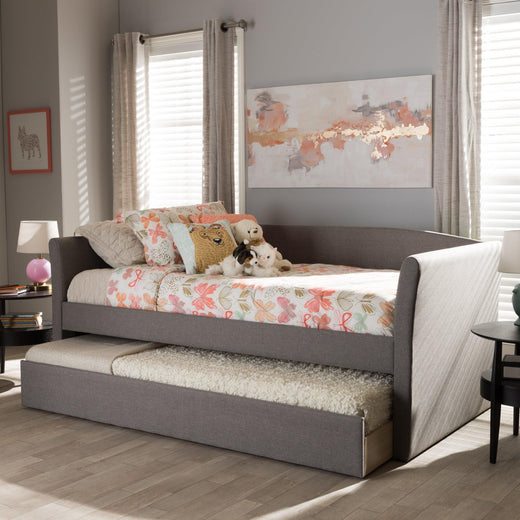 Camino Modern and Contemporary Fabric Upholstered Daybed