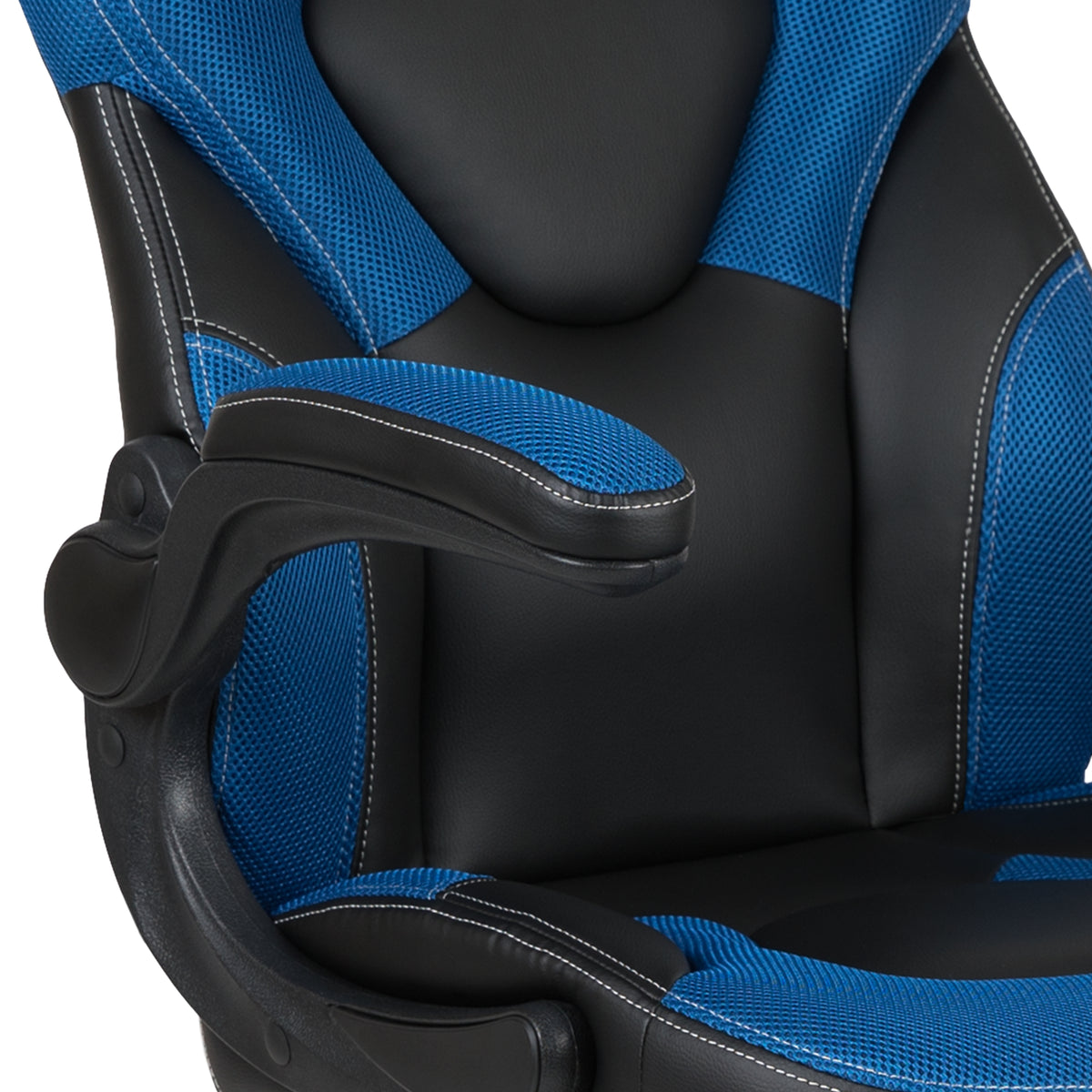 X10 Gaming Chair, Racing Style Ergonomic Office Chair, Height Adjustable Swivel Computer Chair with Flip-Up Arms