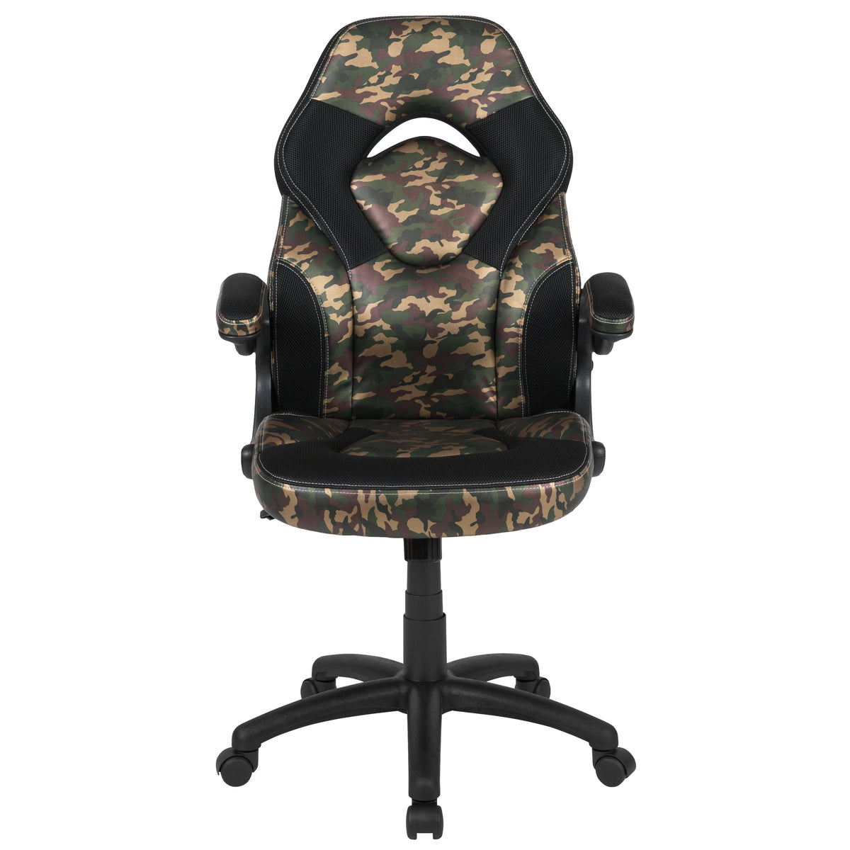 X10 Gaming Chair, Racing Style Ergonomic Office Chair, Height Adjustable Swivel Computer Chair with Flip-Up Arms