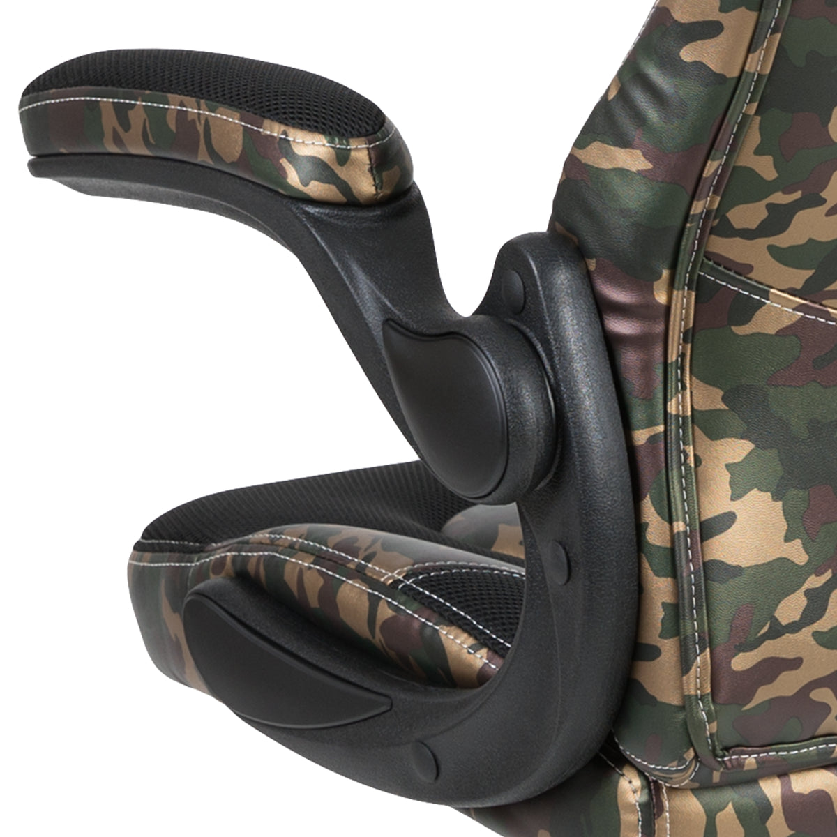 X10 Gaming Chair, Racing Style Ergonomic Office Chair, Height Adjustable Swivel Computer Chair with Flip-Up Arms