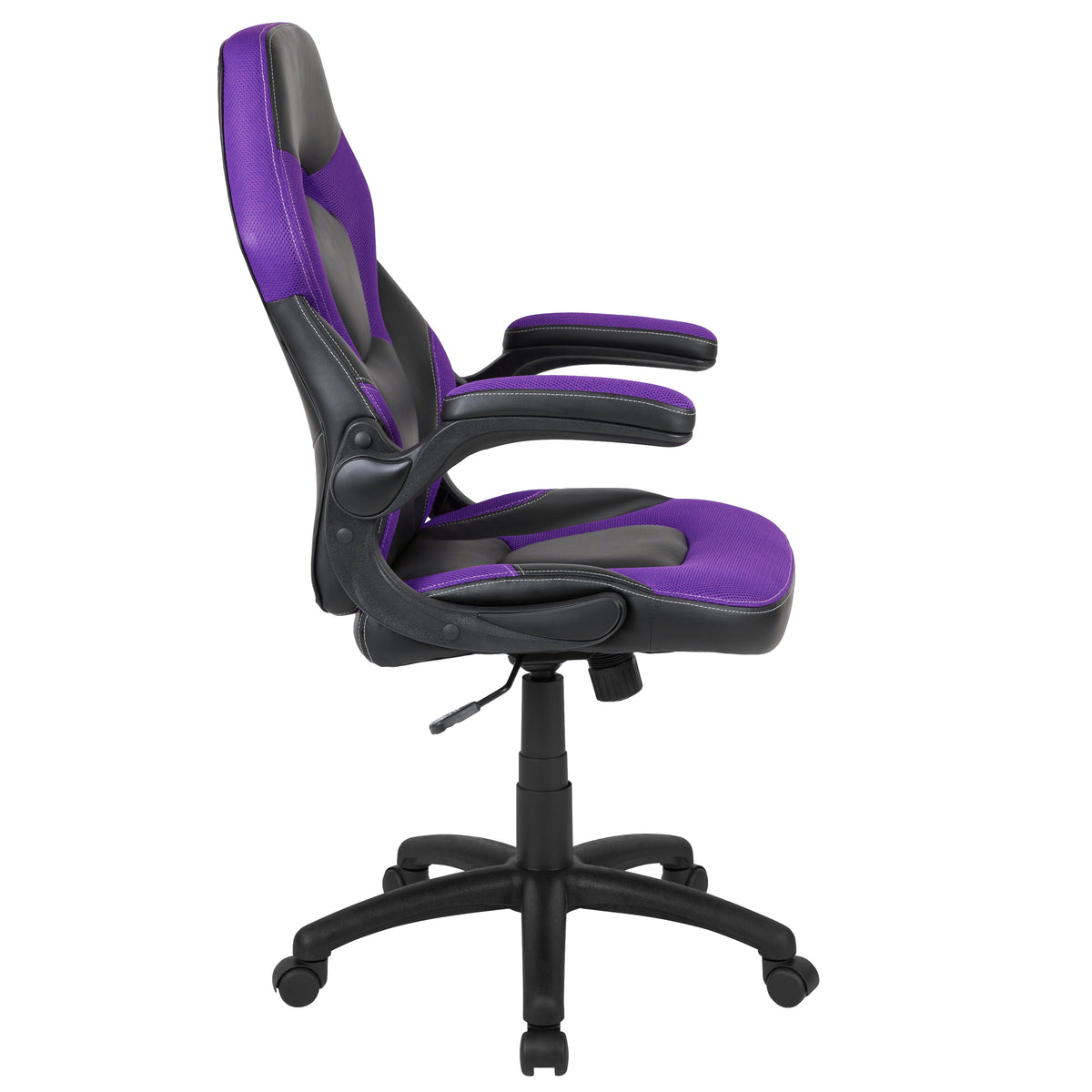 X10 Gaming Chair, Racing Style Ergonomic Office Chair, Height Adjustable Swivel Computer Chair with Flip-Up Arms
