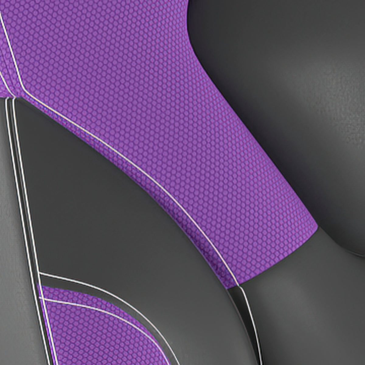 X10 Gaming Chair Racing Office Computer PC Adjustable Chair with Flip-up Arms and Transparent Roller Wheels