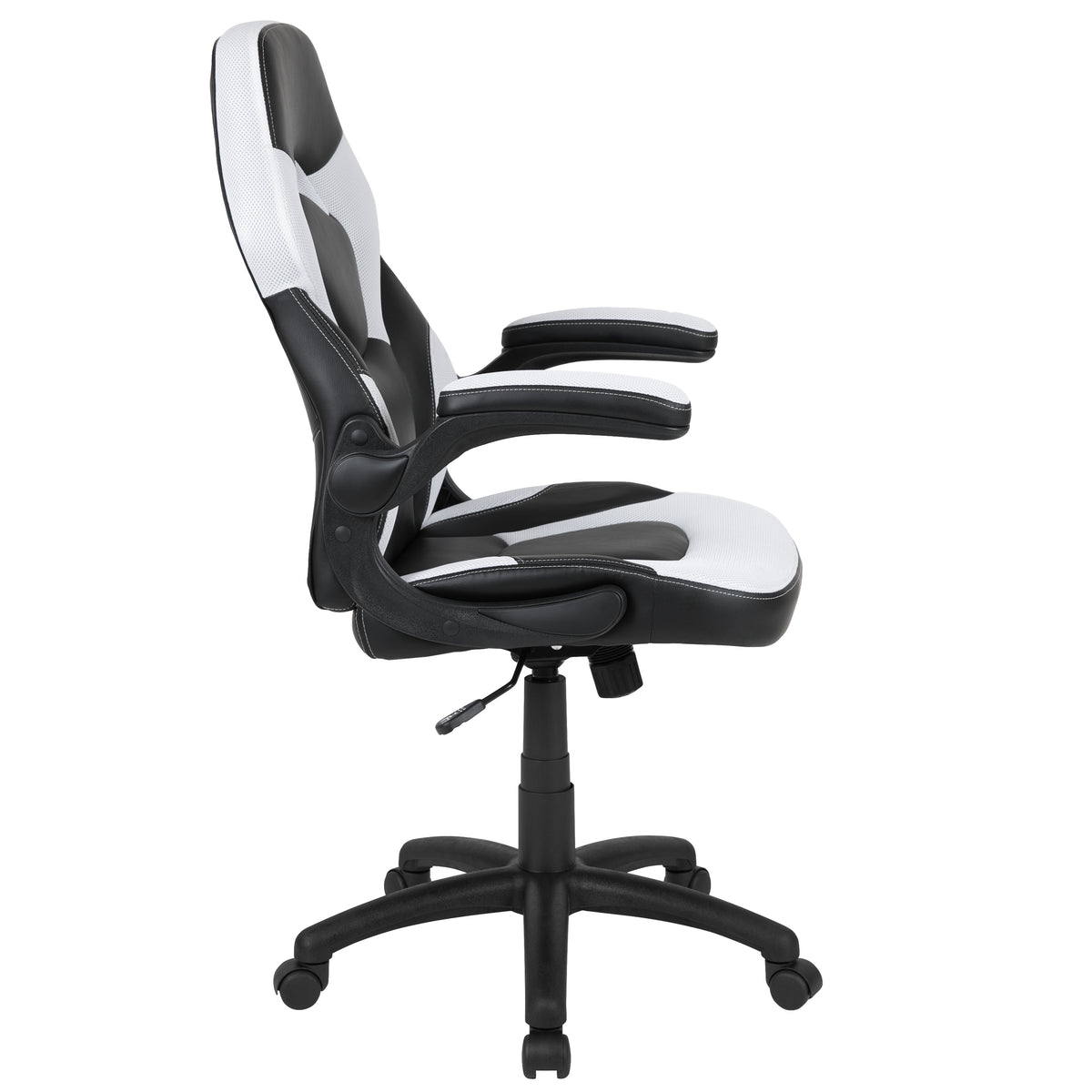 X10 Gaming Chair, Racing Style Ergonomic Office Chair, Height Adjustable Swivel Computer Chair with Flip-Up Arms