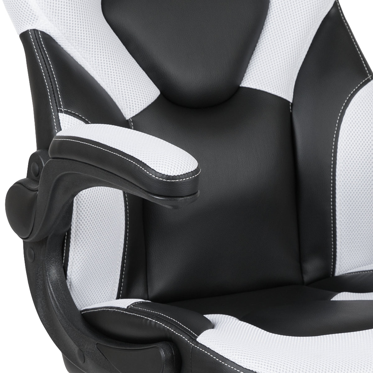 X10 Gaming Chair, Racing Style Ergonomic Office Chair, Height Adjustable Swivel Computer Chair with Flip-Up Arms