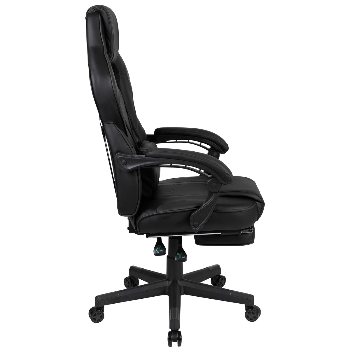 X40 Gaming Chair Racing Ergonomic Computer Chair with Fully Reclining Back/Arms, Slide-Out Footrest, Massaging Lumbar