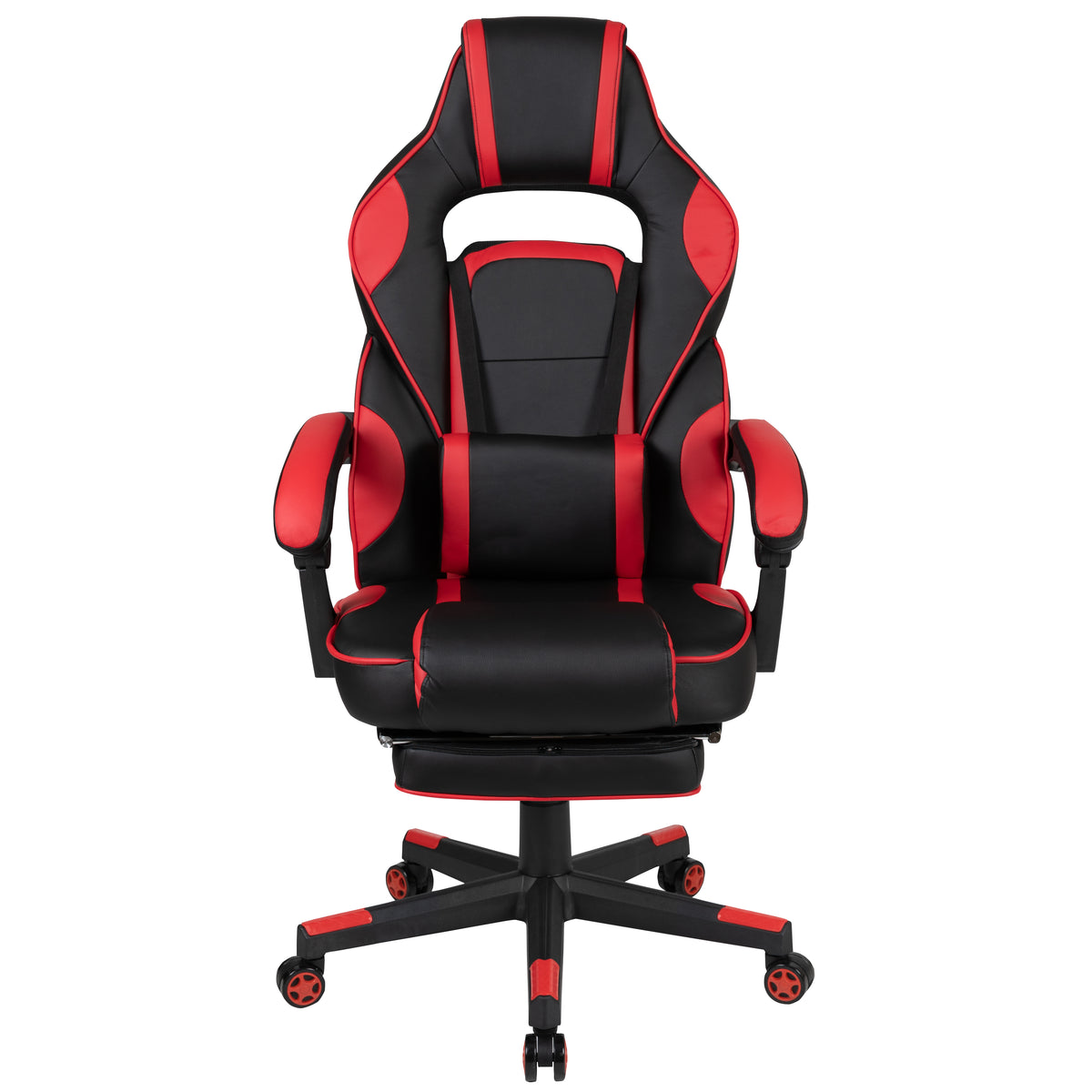 X40 Gaming Chair Racing Ergonomic Computer Chair with Fully Reclining Back/Arms, Slide-Out Footrest, Massaging Lumbar