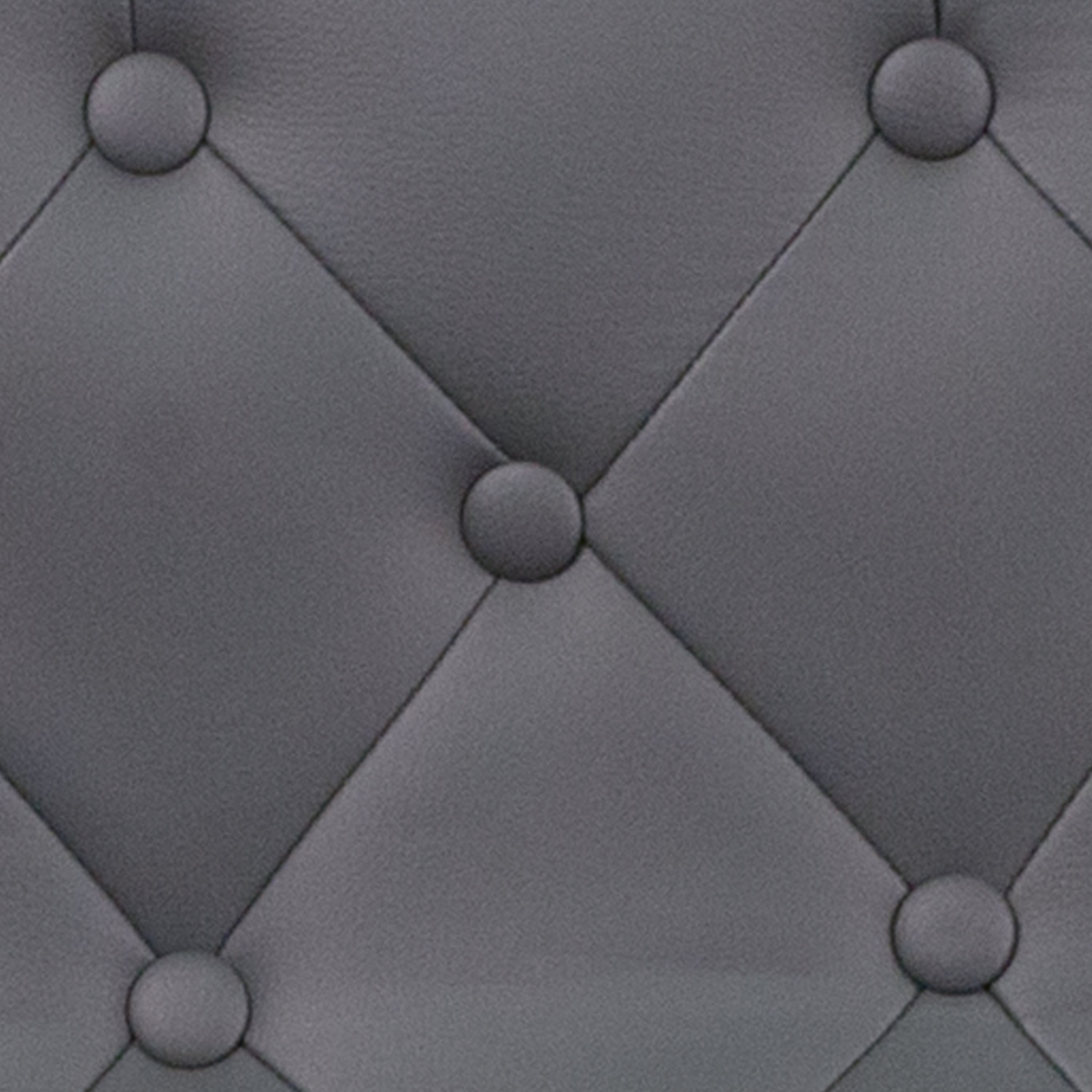 Contemporary Button Tufted Vinyl Adjustable Height Barstool with Chrome Base