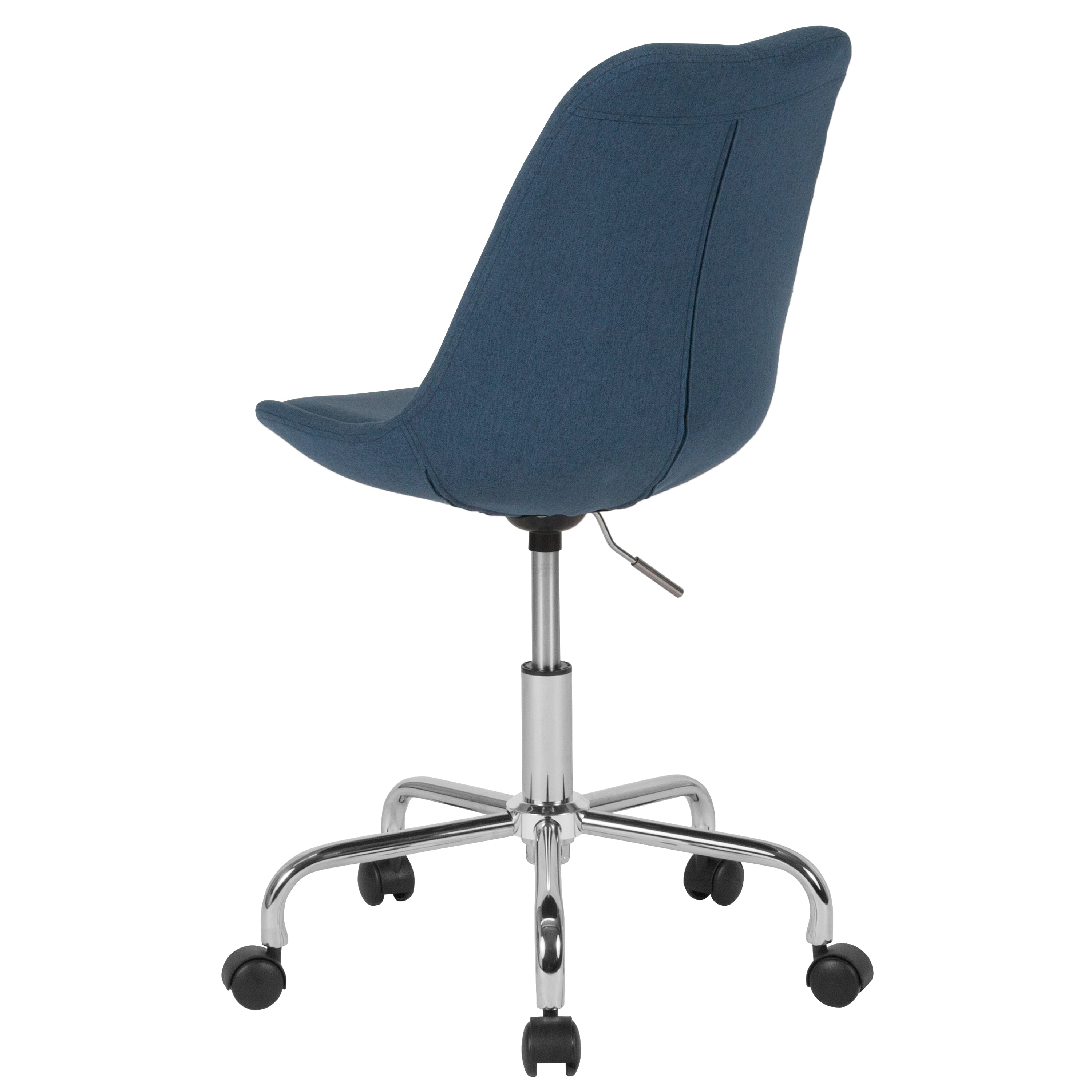 Aurora Series Mid-Back Fabric Task Office Chair with Pneumatic Lift and Chrome Base